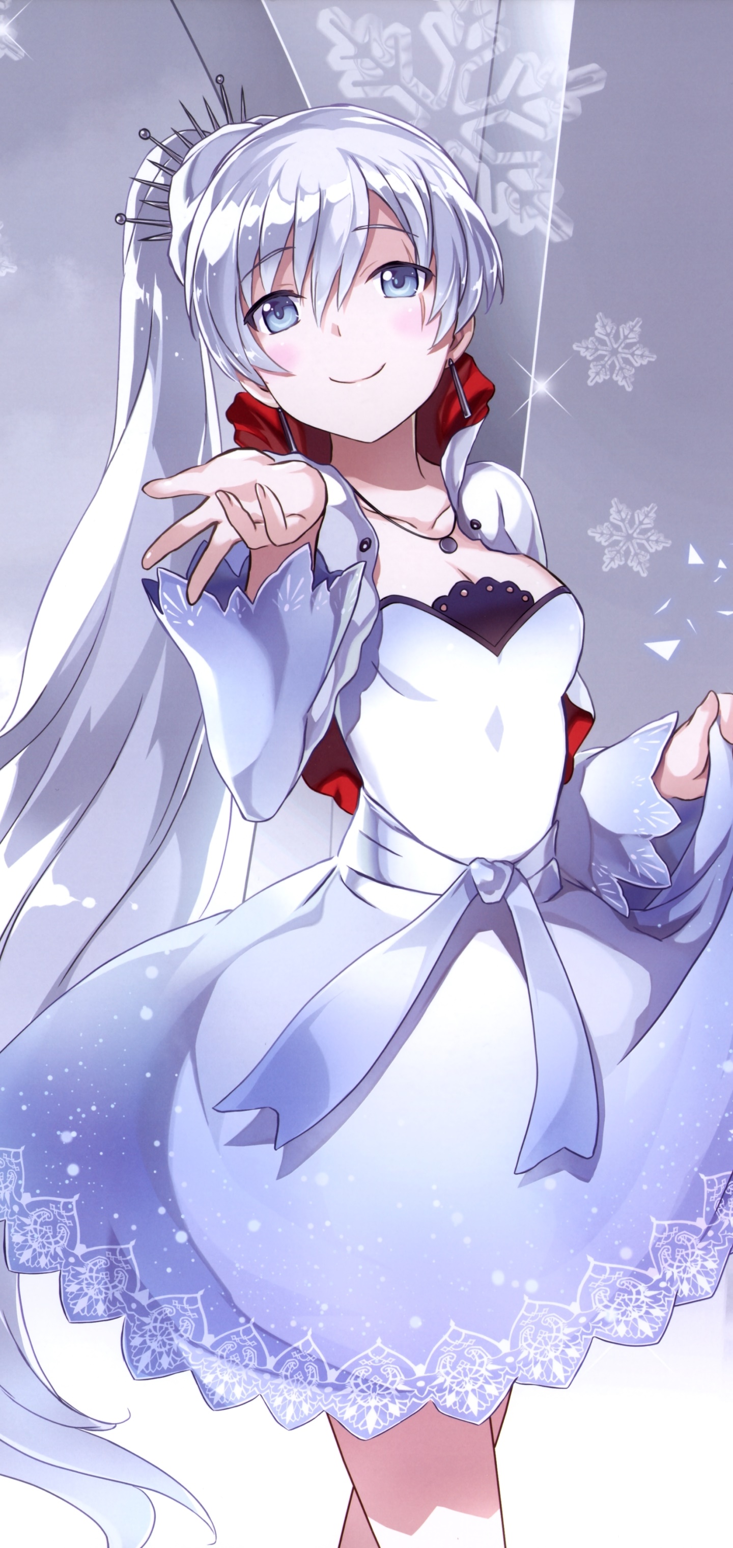 Anime RWBY, Weiss Schnee, 1440x3040, Phone HD Wallpaper