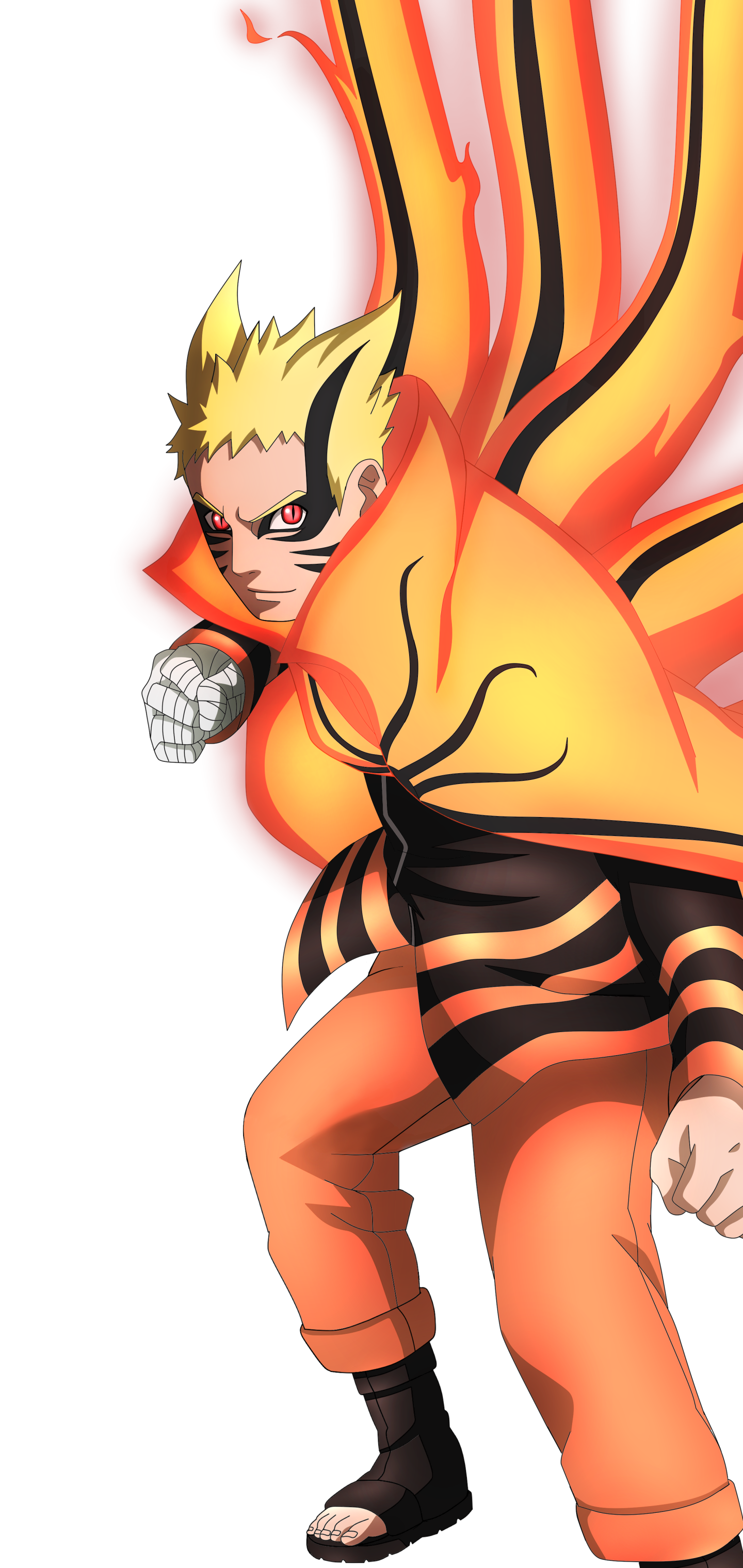 Anime Boruto, Baryon Mode (Naruto), Naruto Uzumaki, 1440x3040, Phone HD Wallpaper