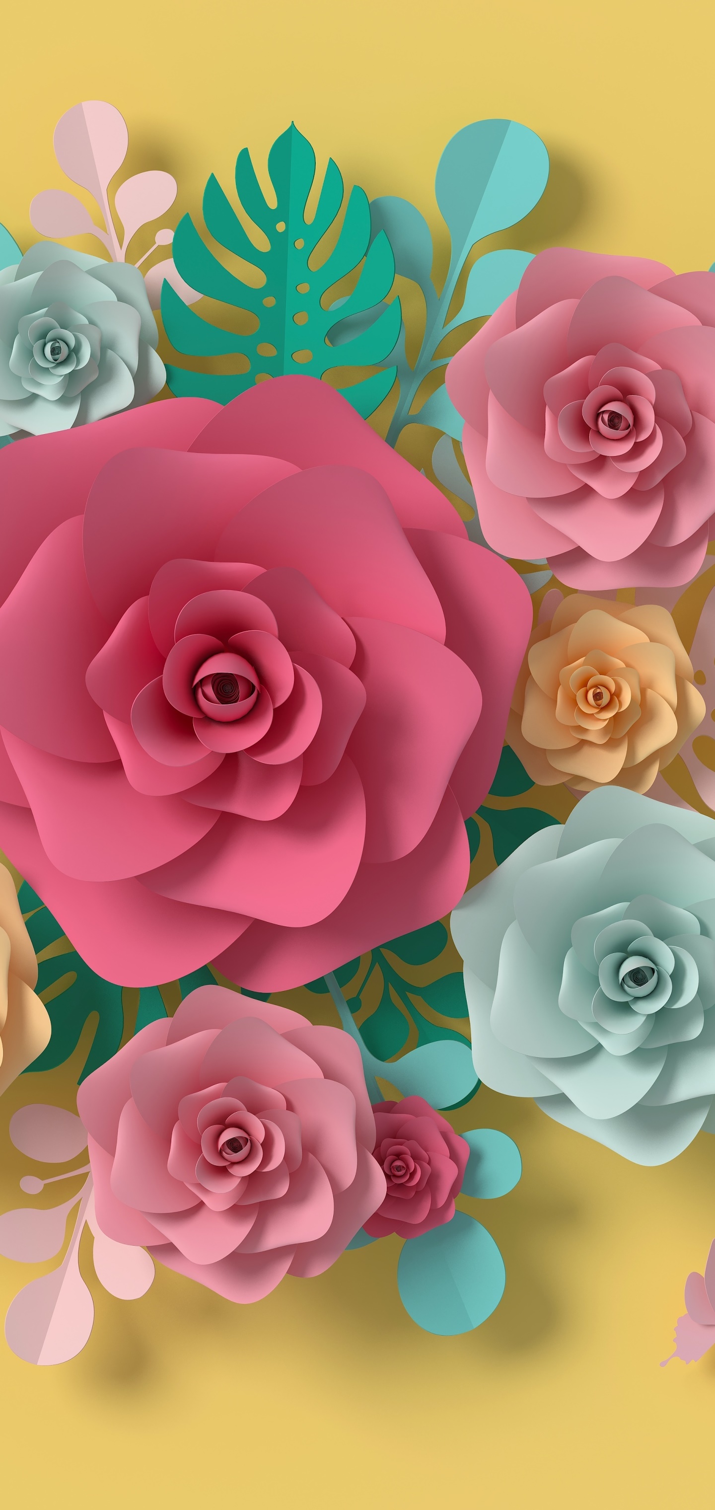 Artistic Flower, Colors, Rose, 1440x3040, Phone HD Wallpaper