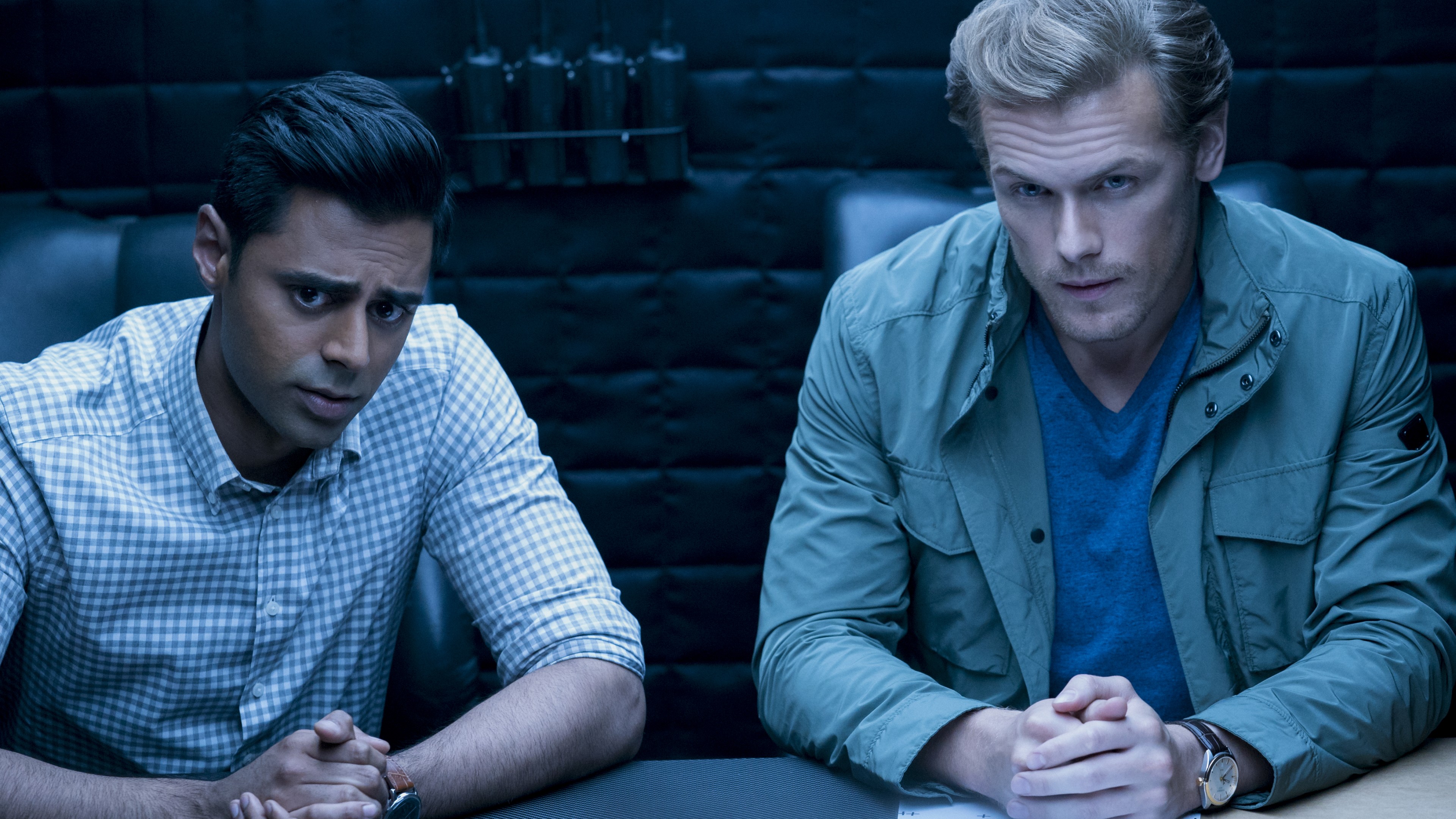 The Spy Who Dumped Me, Sam Heughan, Hasan Minhaj, 4k, HD Wallpaper