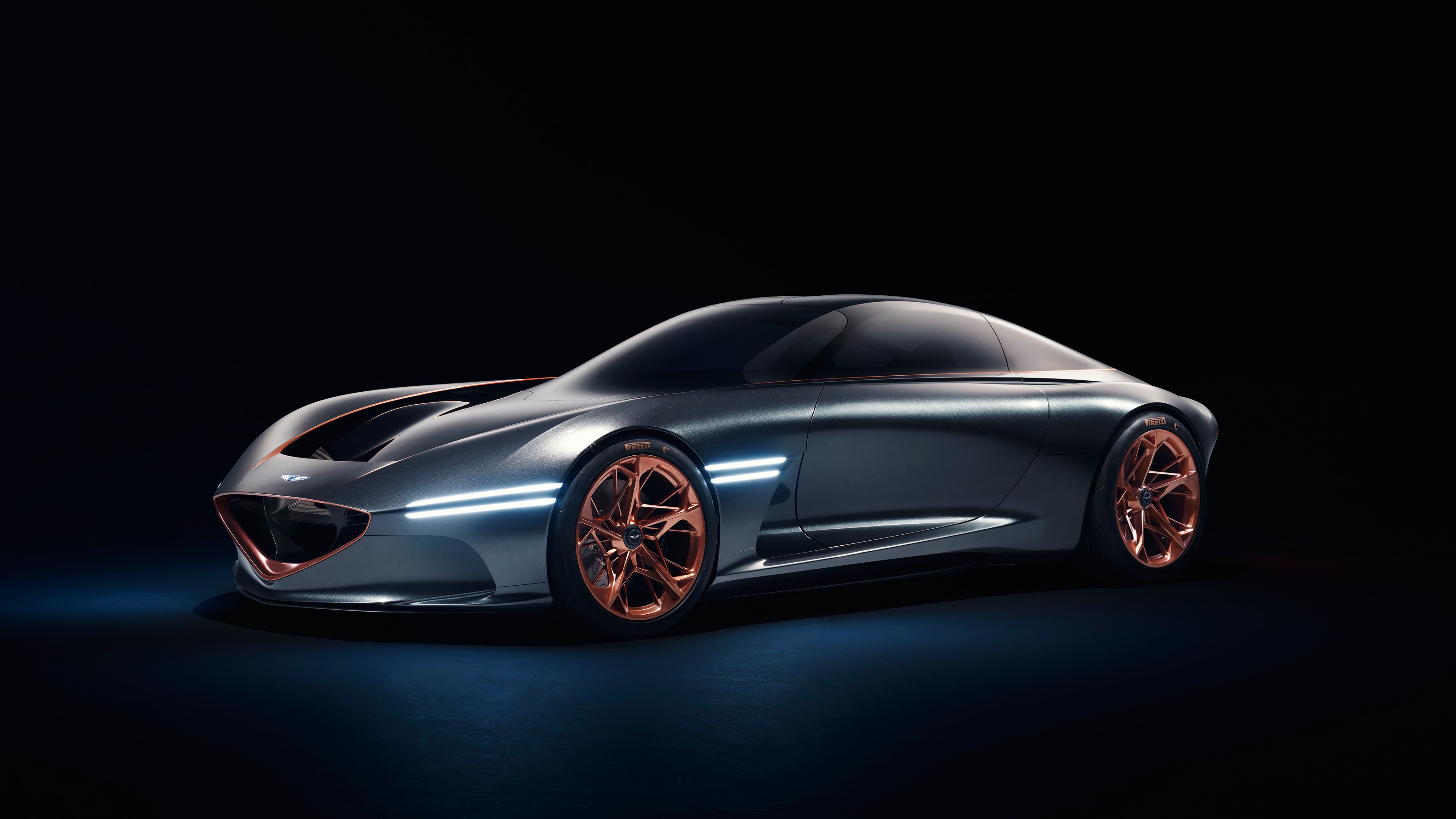 Genesis Essentia, sport car, electric cars, Concept, 4k, HD Wallpaper