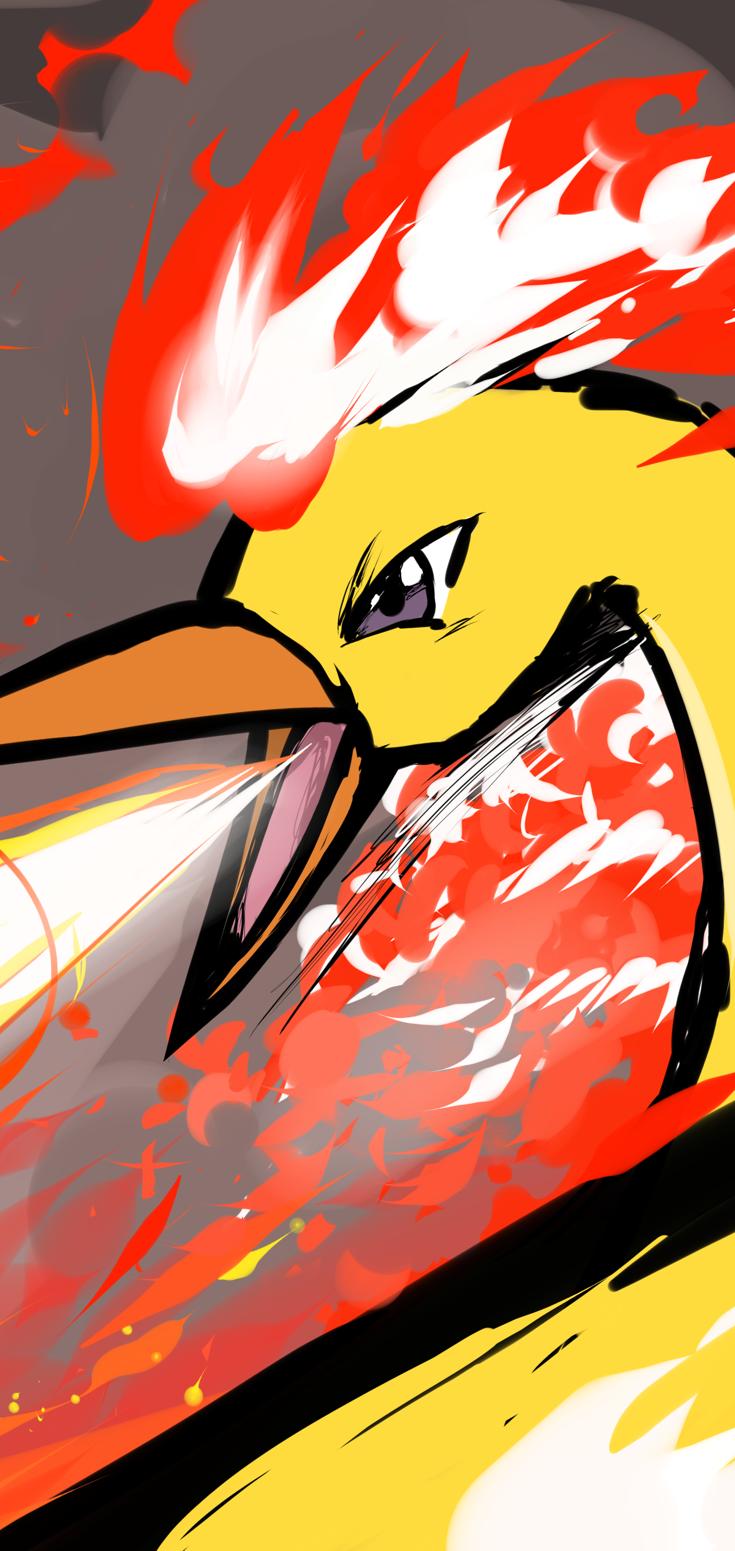 Anime Pokémon, Moltres (Pokémon), 1440x3040, Phone HD Wallpaper