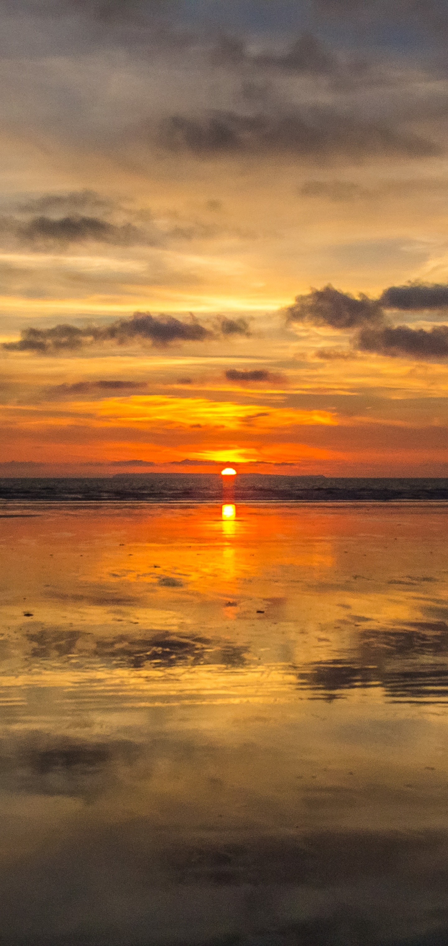 Earth Ocean, Reflection, Cloud, Nature, Beach, Horizon, 1440x3040, Phone HD Wallpaper