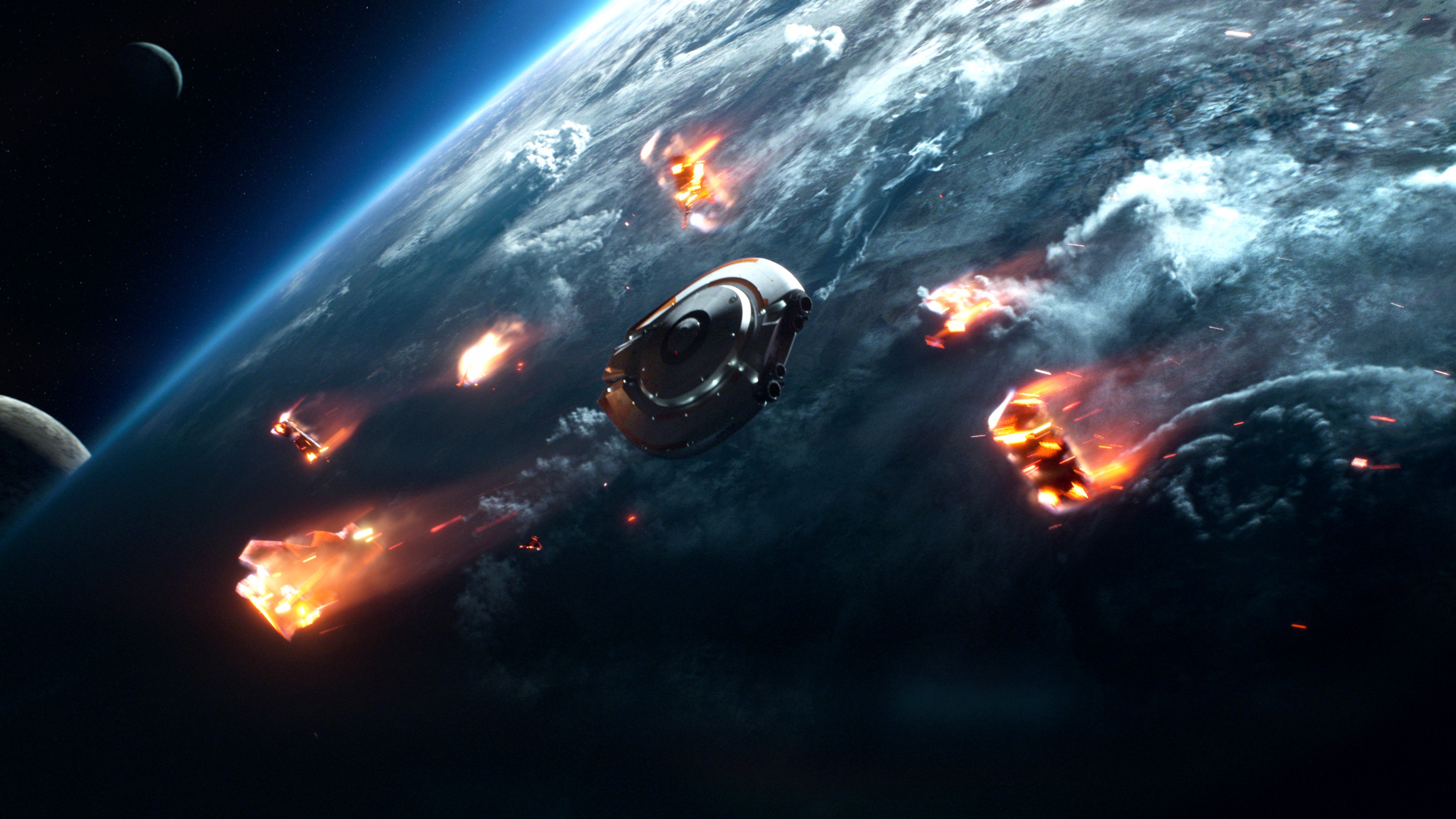 Lost In Space Season 1, planet, spaceship, TV Series, 4k, HD Wallpaper
