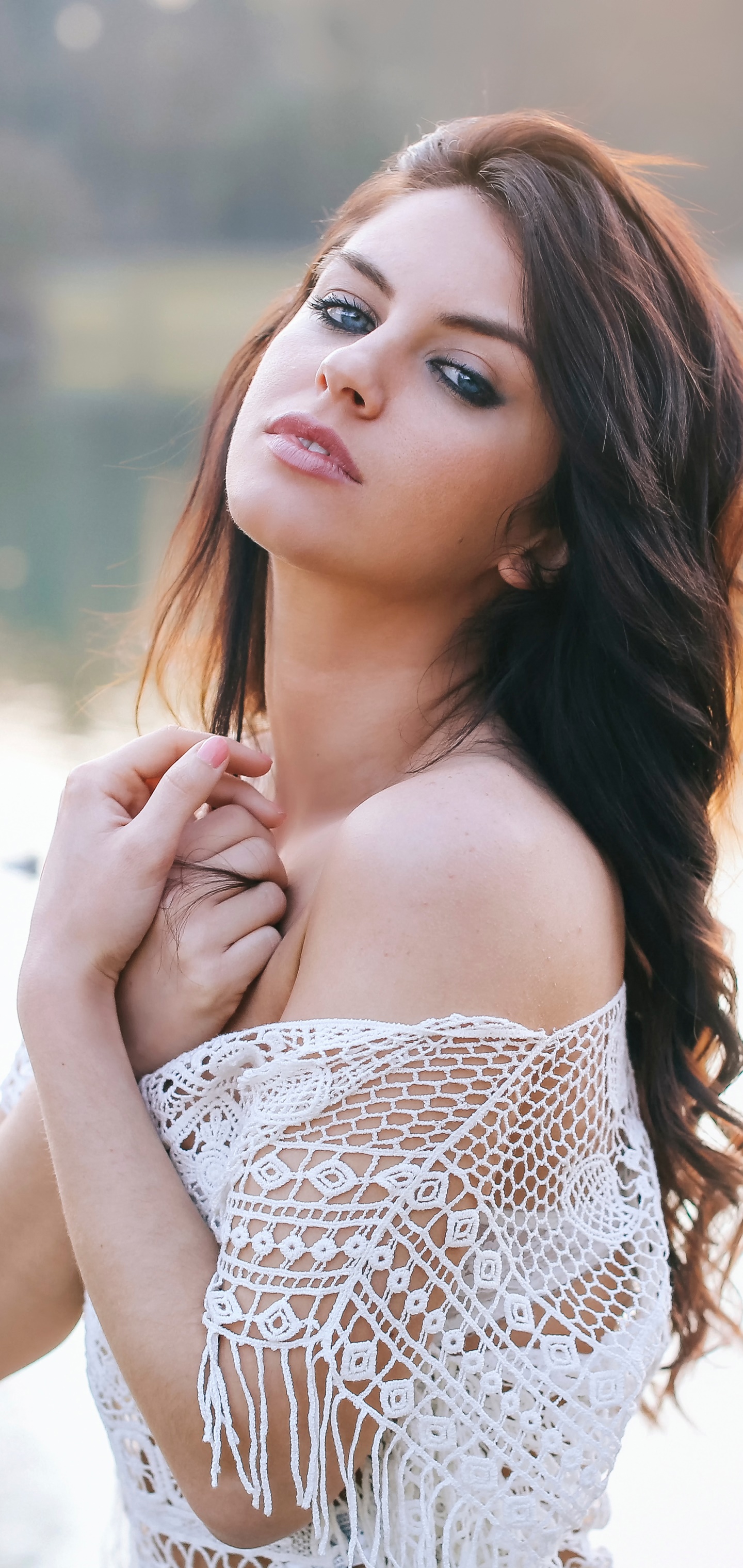 Women Model, Brunette, 1440x3040, Phone HD Wallpaper