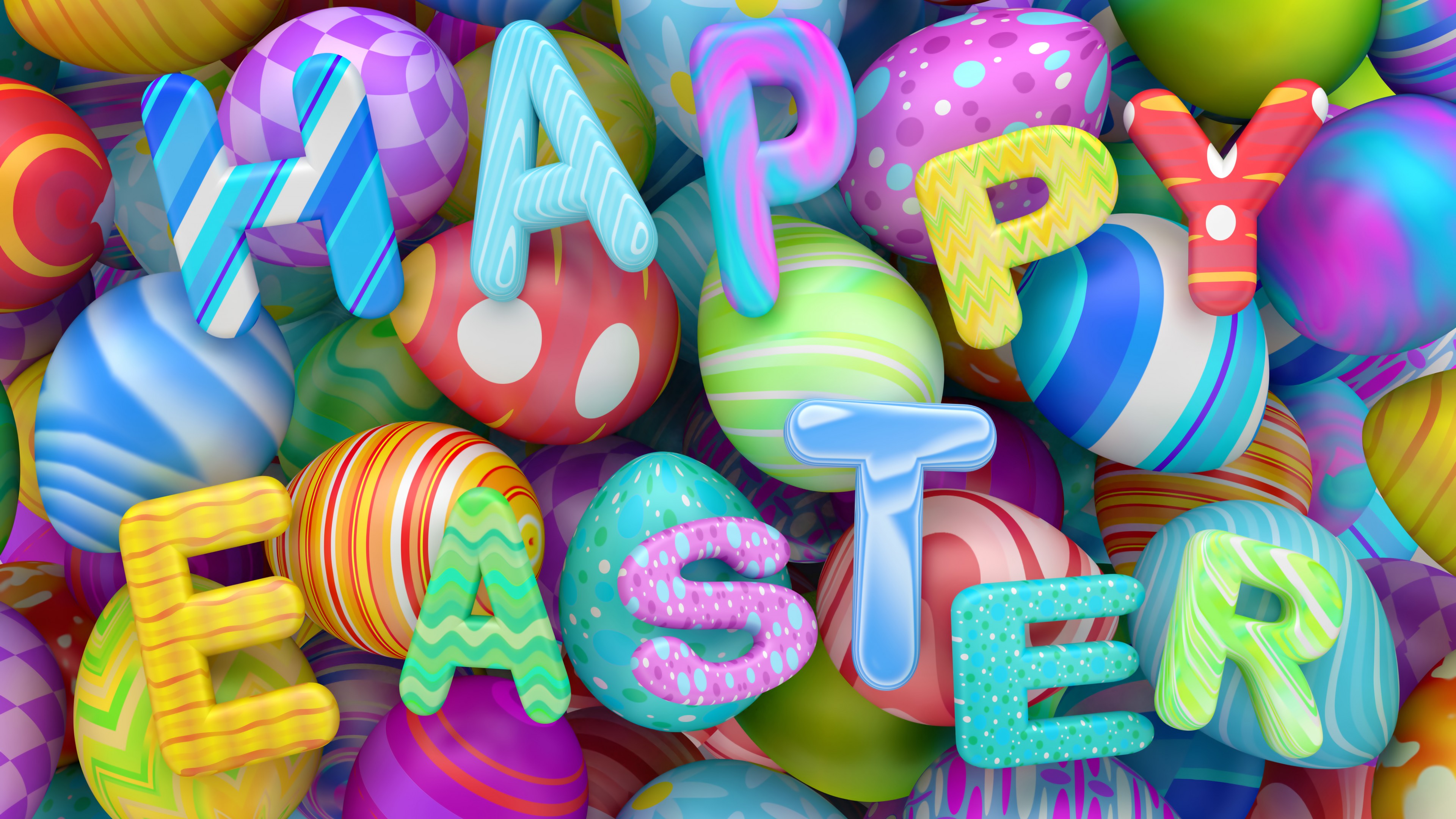 Easter, eggs, 4K, HD Wallpaper