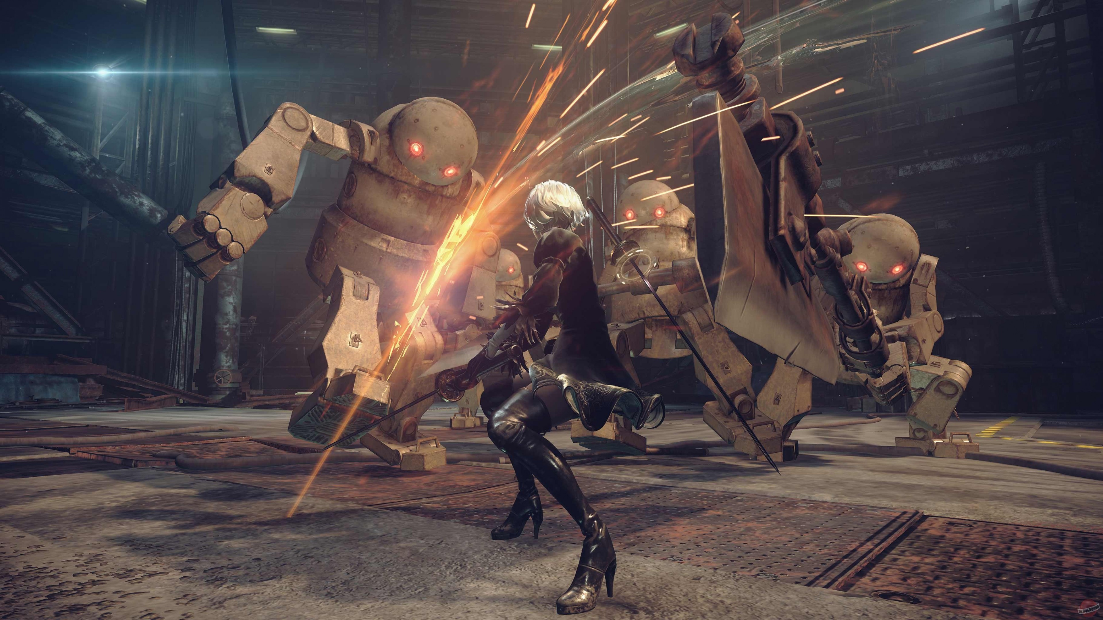 NieR: Automata, screenshot, 4k, HD Wallpaper