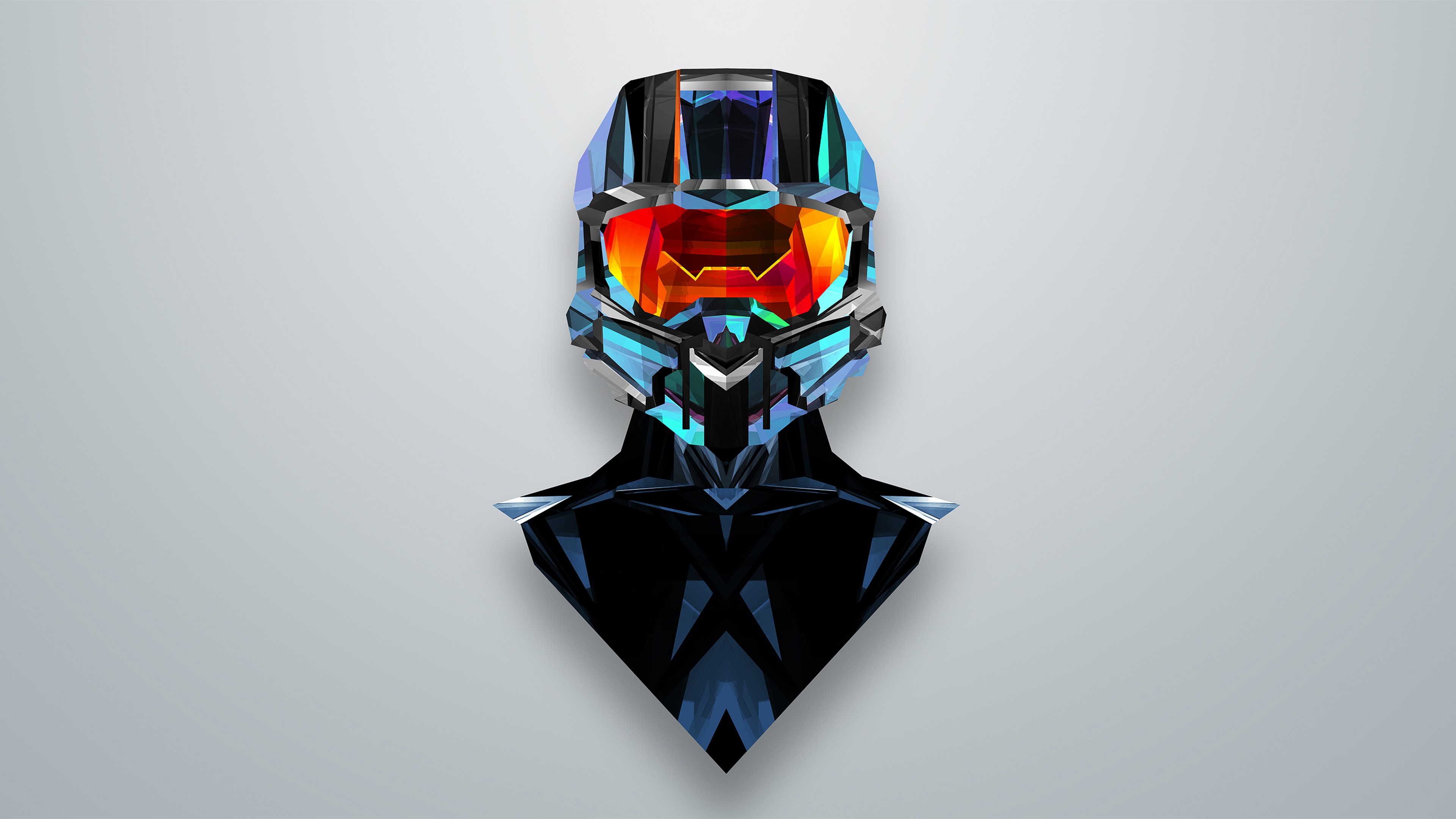 3D, robot, 4k, HD Wallpaper