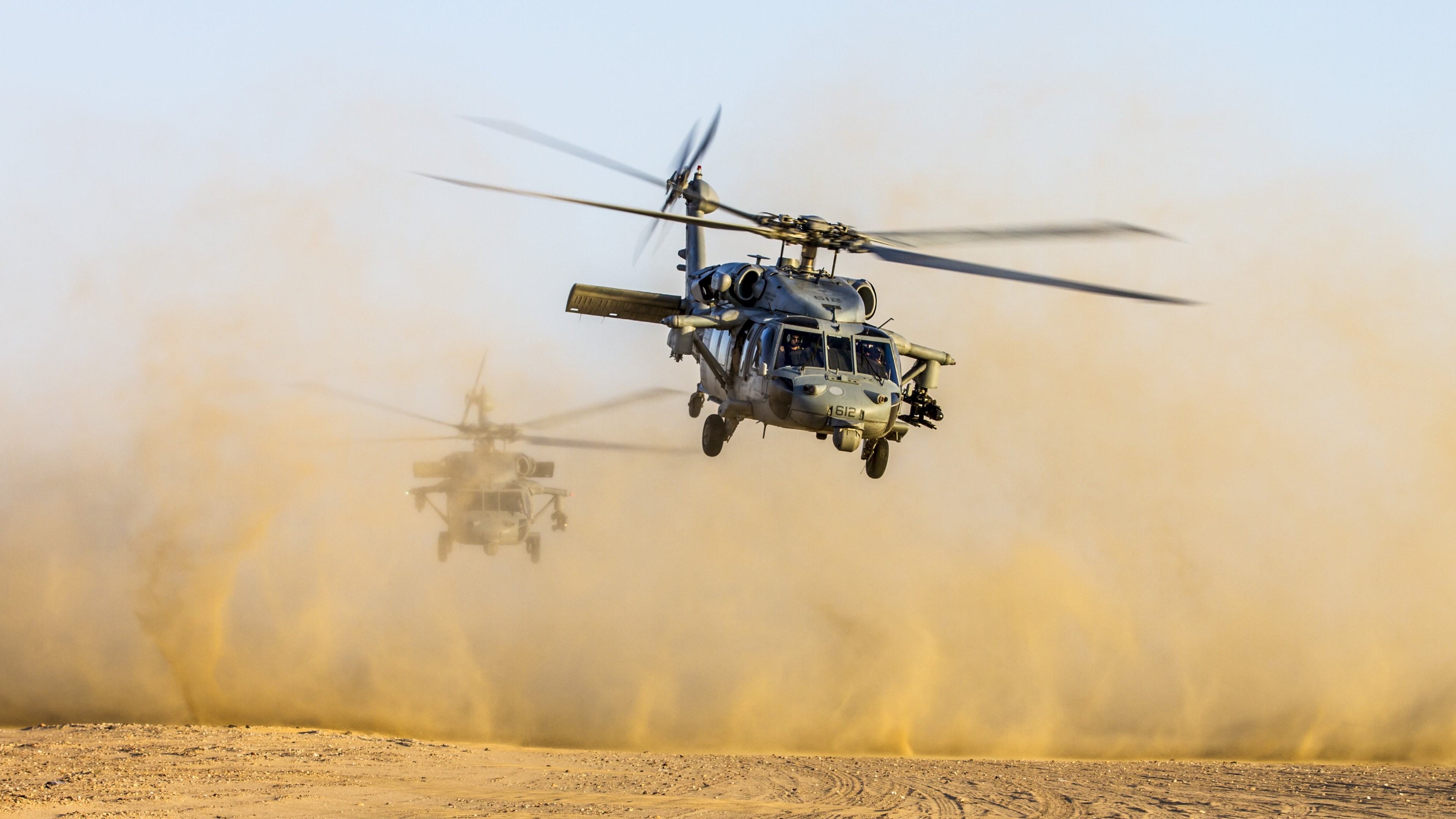 Helicopter, Black Hawk, US Army, 4k, HD Wallpaper