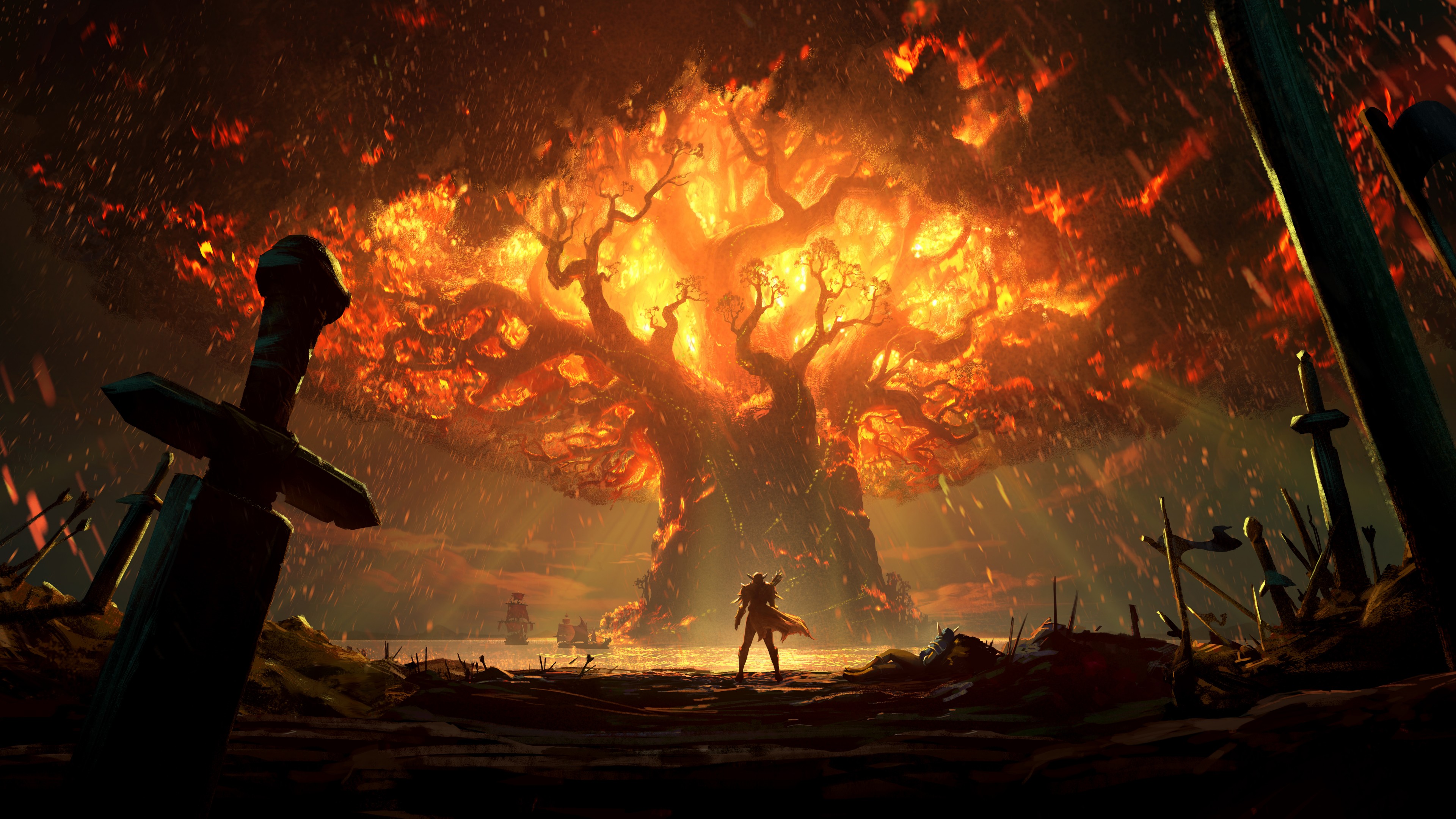 World of Warcraft: Battle for Azeroth, screenshot, 4K, HD Wallpaper
