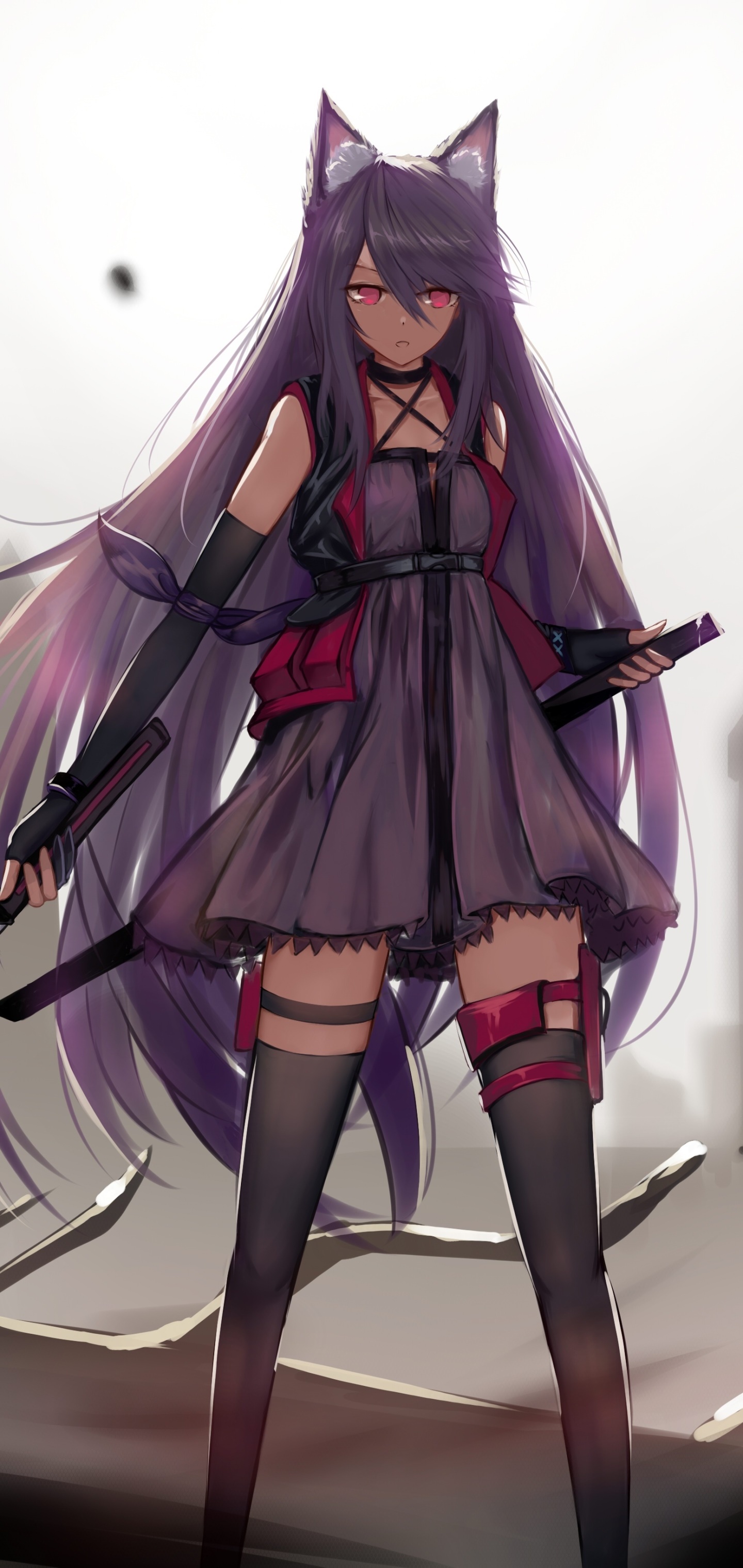 Video Game Arknights, Cat Girl, 1440x3040, Phone HD Wallpaper