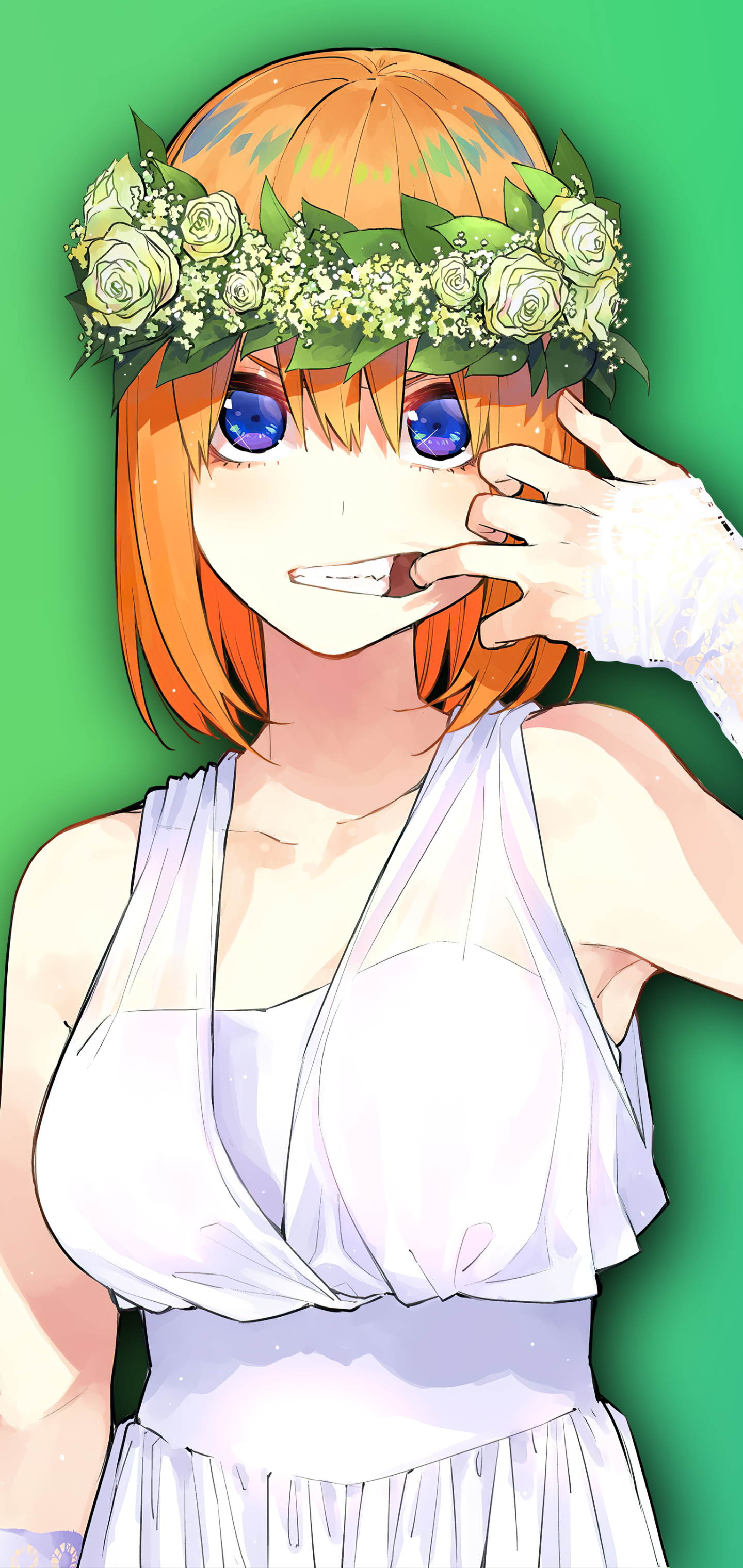 Anime The Quintessential Quintuplets, Yotsuba Nakano, 5-Toubun No Hanayome, 1440x3040, Phone HD Wallpaper