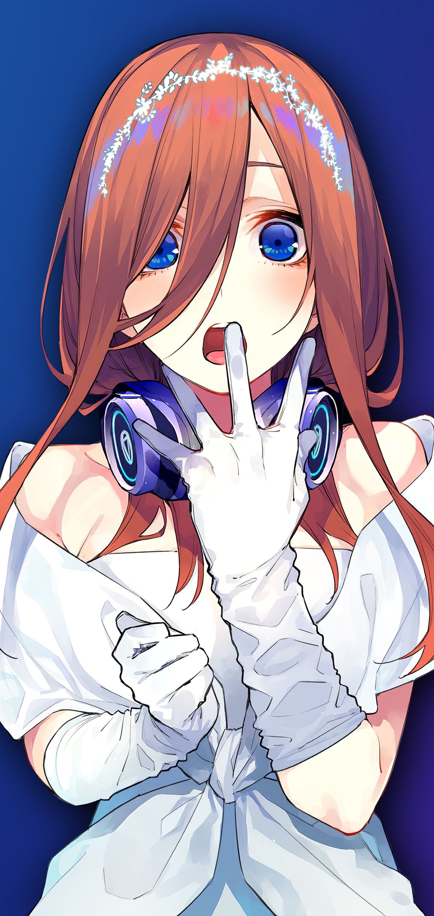 Anime The Quintessential Quintuplets, 5-Toubun No Hanayome, Miku Nakano, 1440x3040, Phone HD Wallpaper
