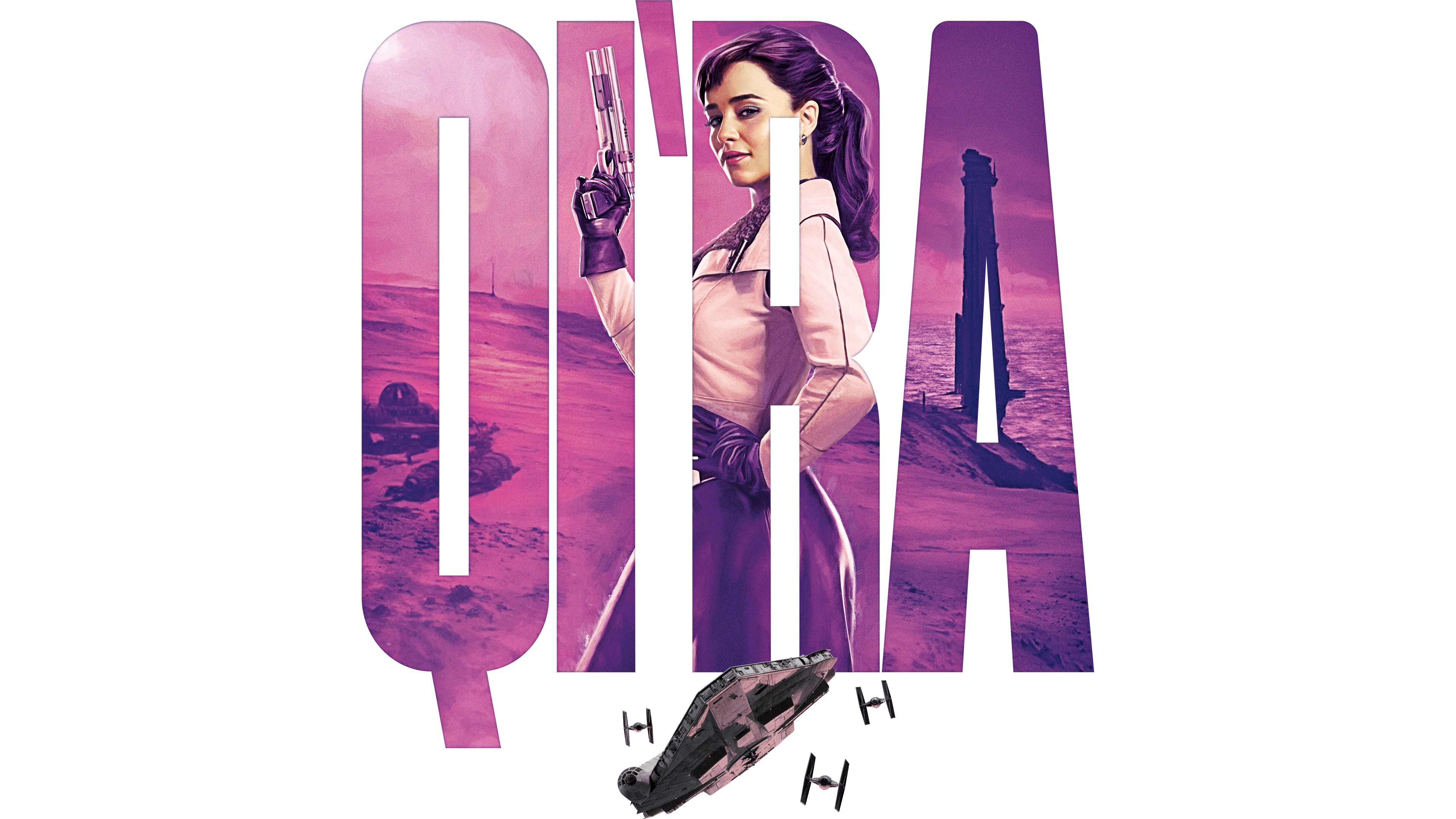Solo: A Star Wars Story, Emilia Clarke, 4K, HD Wallpaper