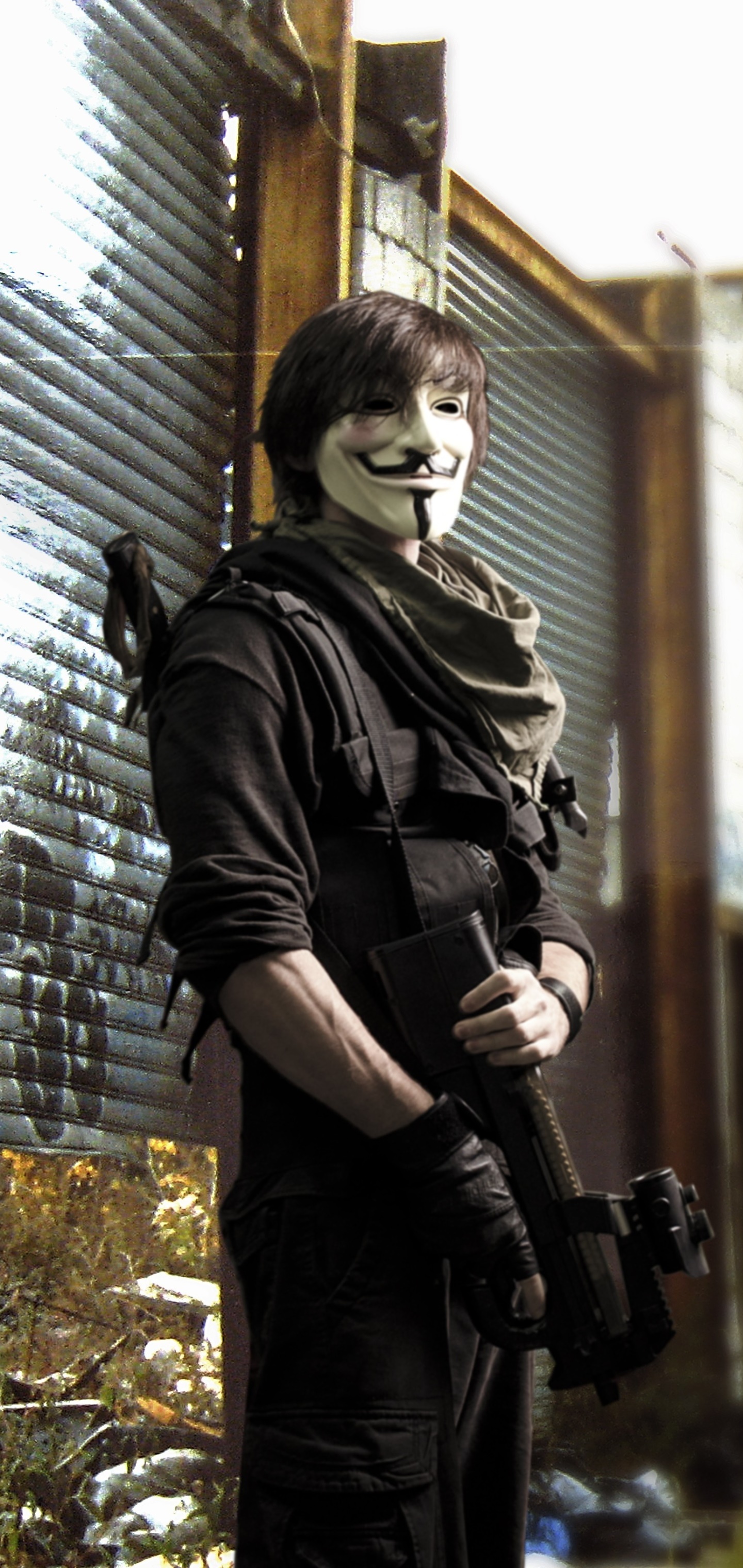 Technology Anonymous, Cosplay, 1440x3040, Phone HD Wallpaper
