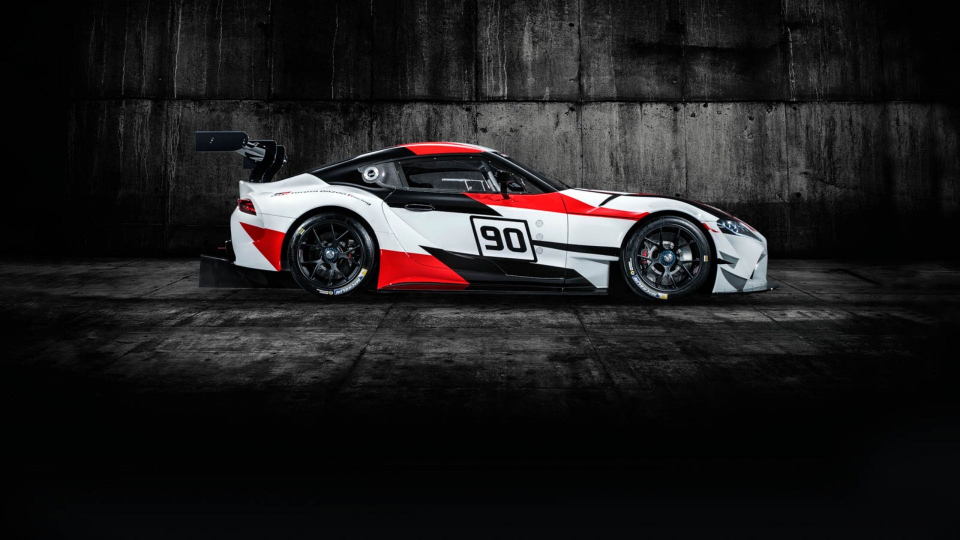 Toyota GR Supra Racing Concept, Geneva Motor Show 2018, 4k, HD Wallpaper