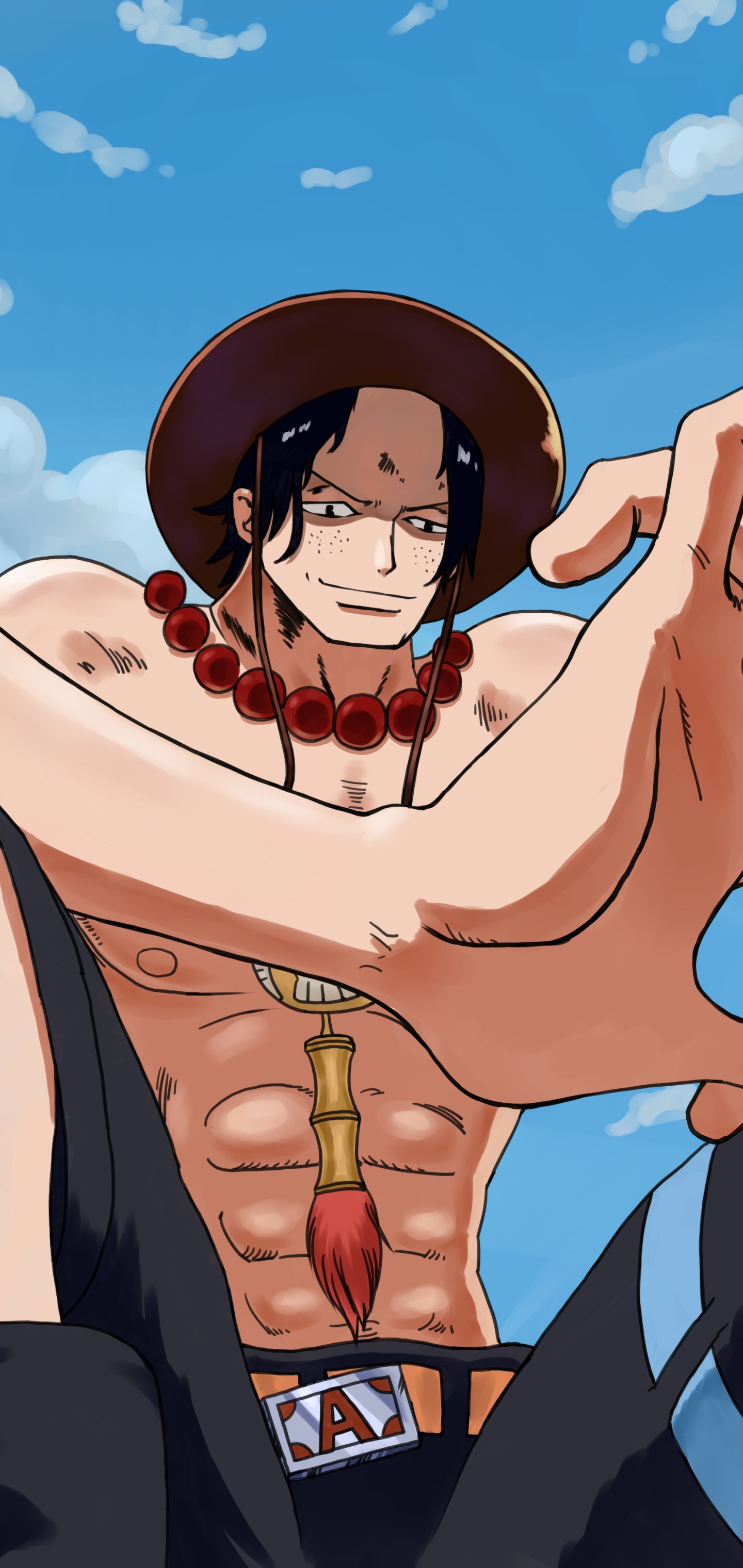 Anime One Piece, Portgas D. Ace, 1440x3040, Phone HD Wallpaper