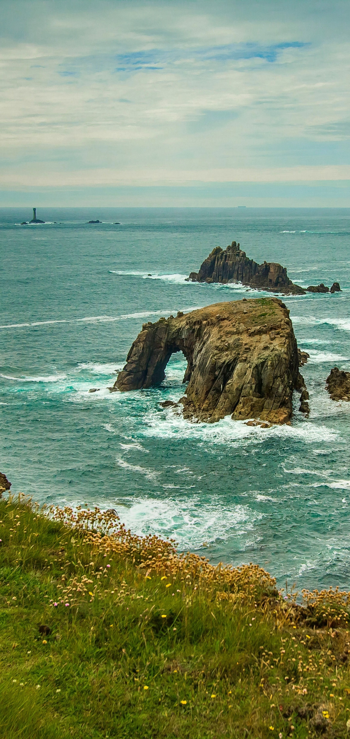 Earth Ocean, Arch, Coast, Horizon, Nature, 1440x3040, Phone HD Wallpaper
