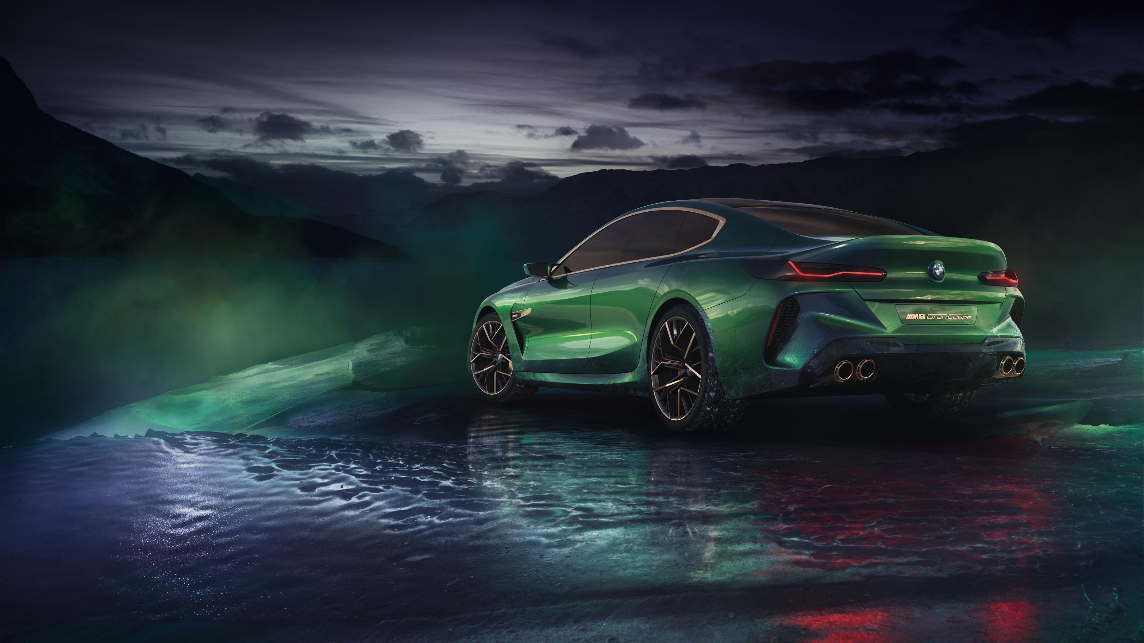 BMV M8 Gran Coupe, Geneva Motor Show 2018, 4k, HD Wallpaper