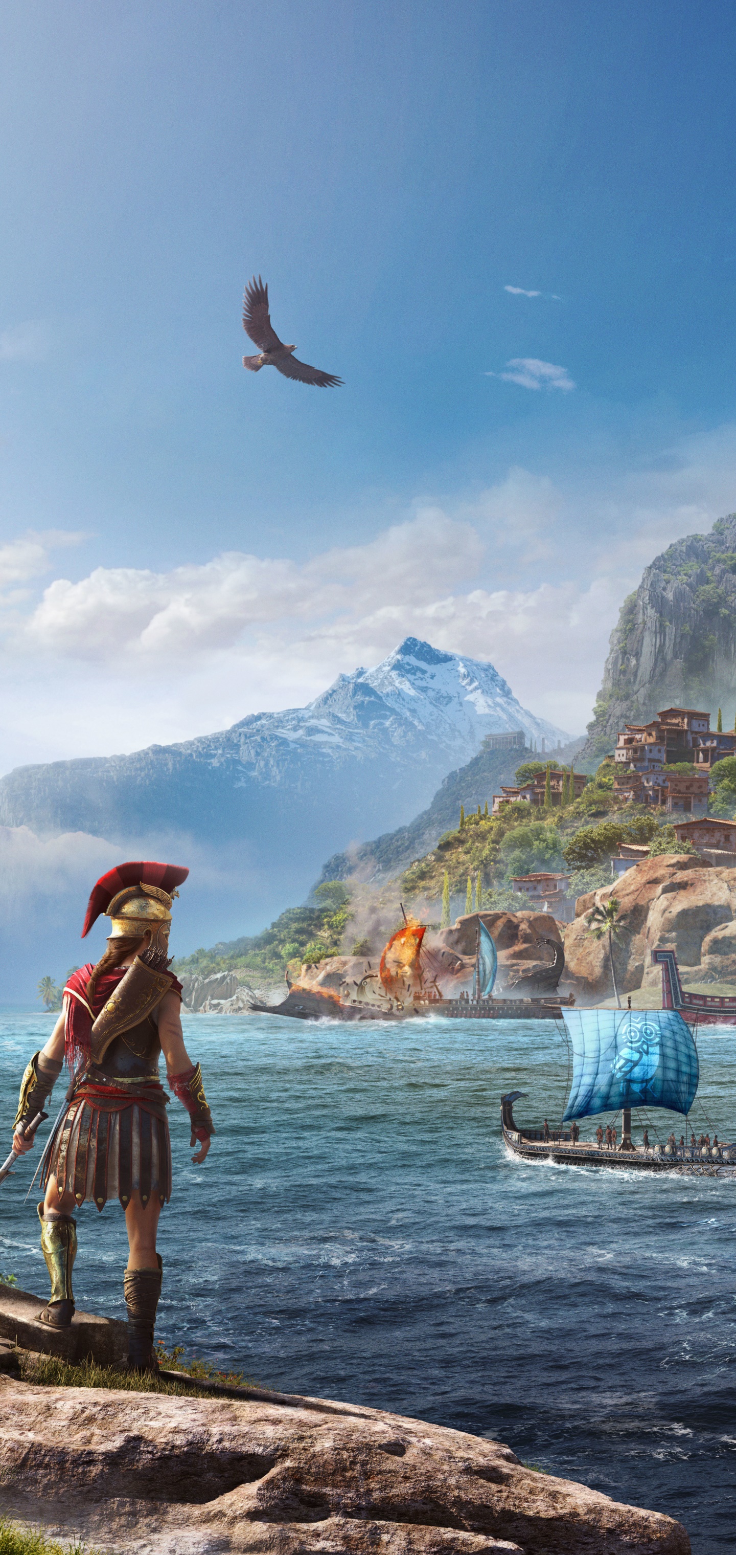 Video Game Assassins Creed Odyssey, 1440x3040, Phone HD Wallpaper
