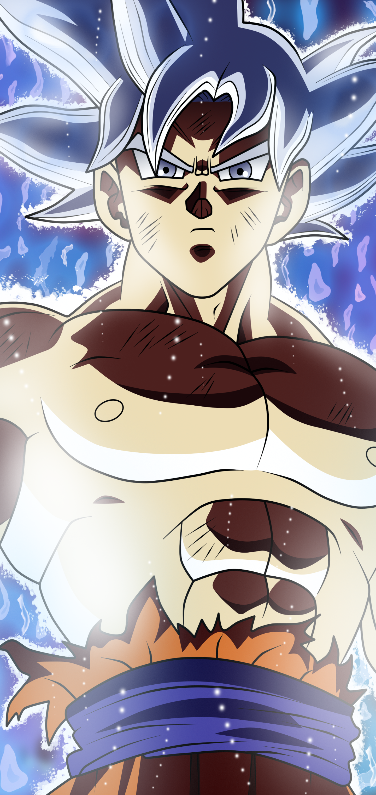 Anime Dragon Ball Super, Ultra Instinct (Dragon Ball), Goku, 1440x3040, Phone HD Wallpaper