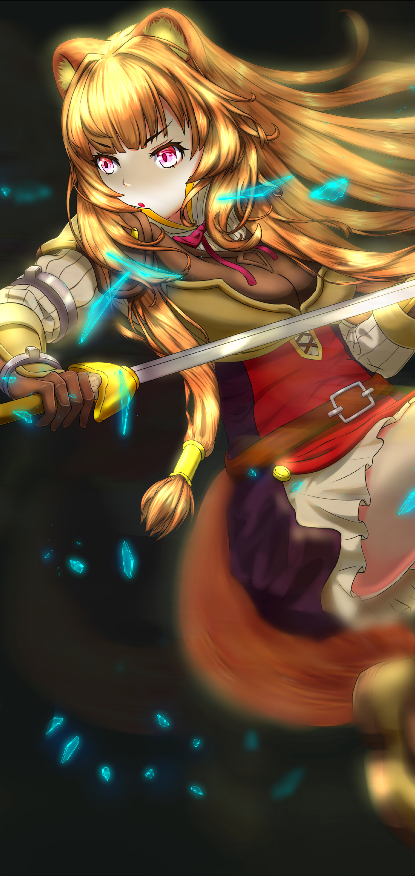 Anime The Rising of the Shield Hero, Raphtalia (The Rising Of The Shield Hero), 1440x3040, Phone HD Wallpaper