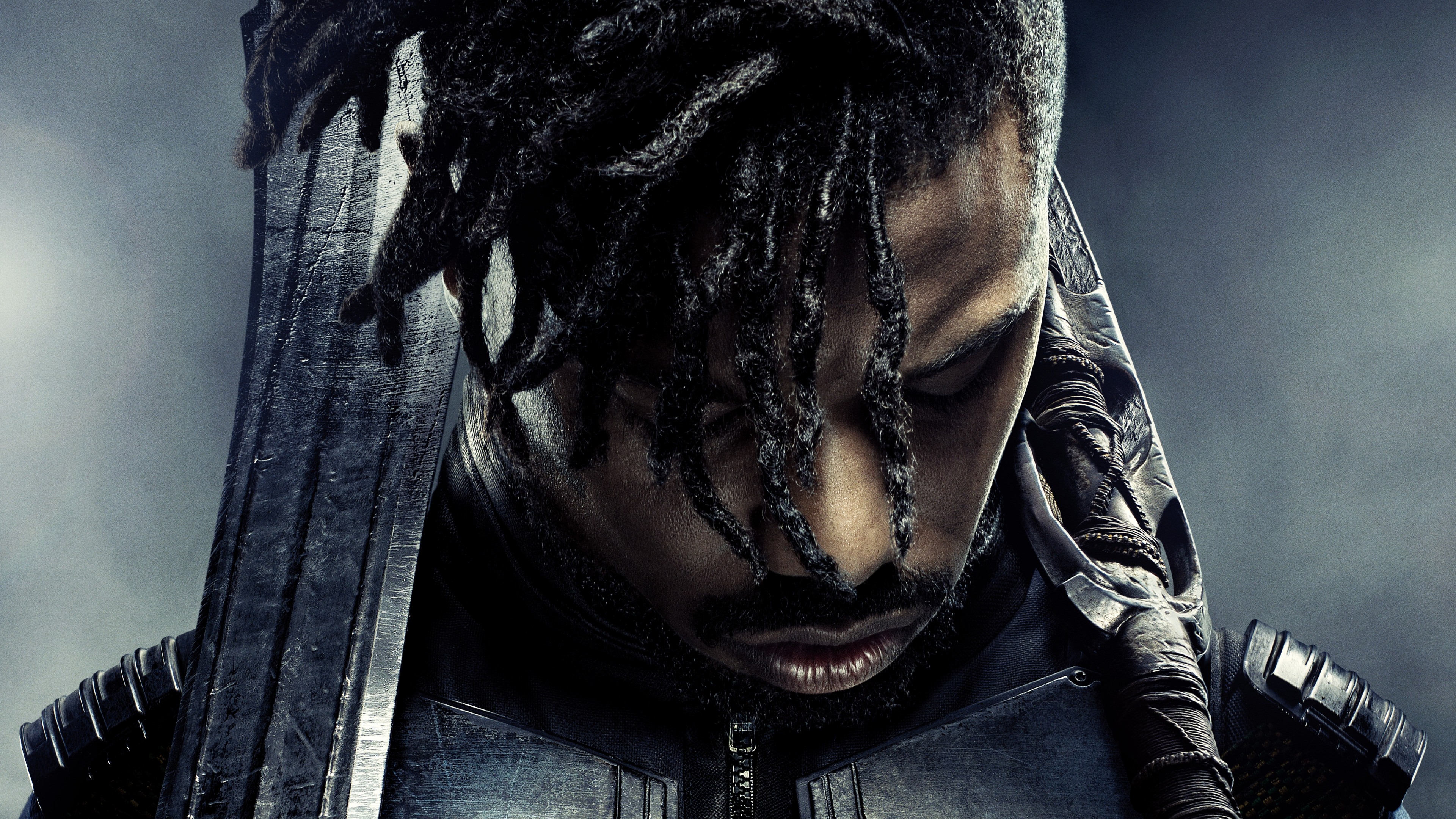 Black Panther, Michael B. Jordan, 4K, HD Wallpaper