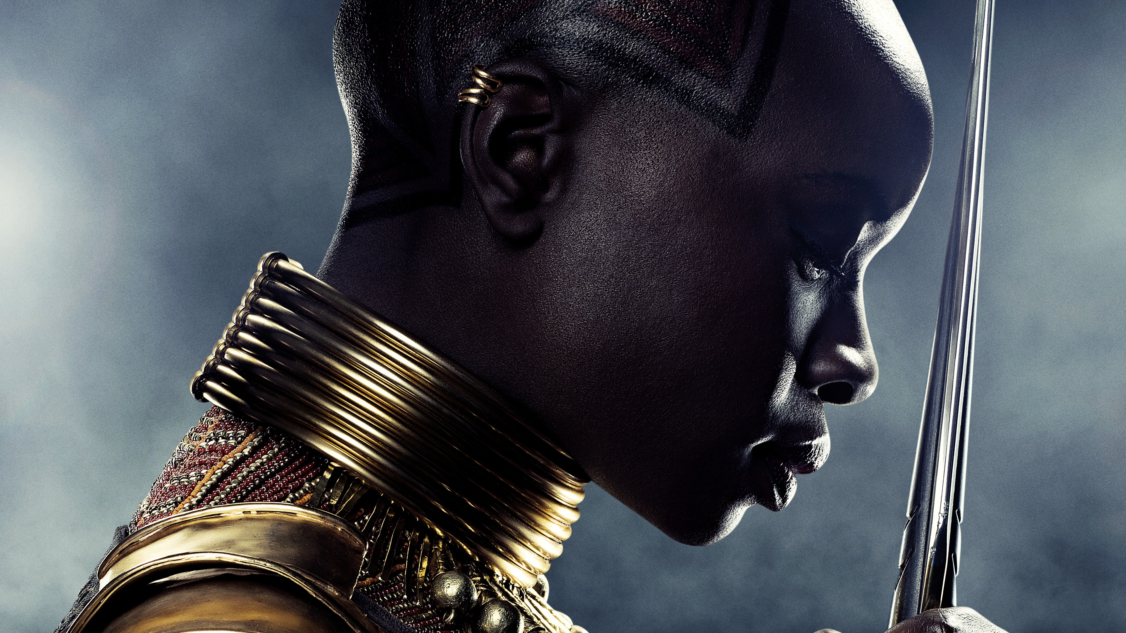 Black Panther, Danai Gurira, 4K, HD Wallpaper