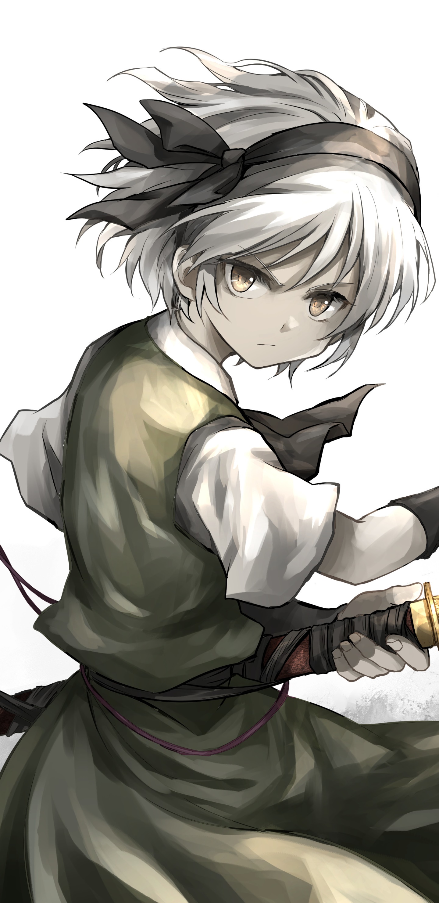Anime Touhou, Youmu Konpaku, 1440x2960, Phone HD Wallpaper