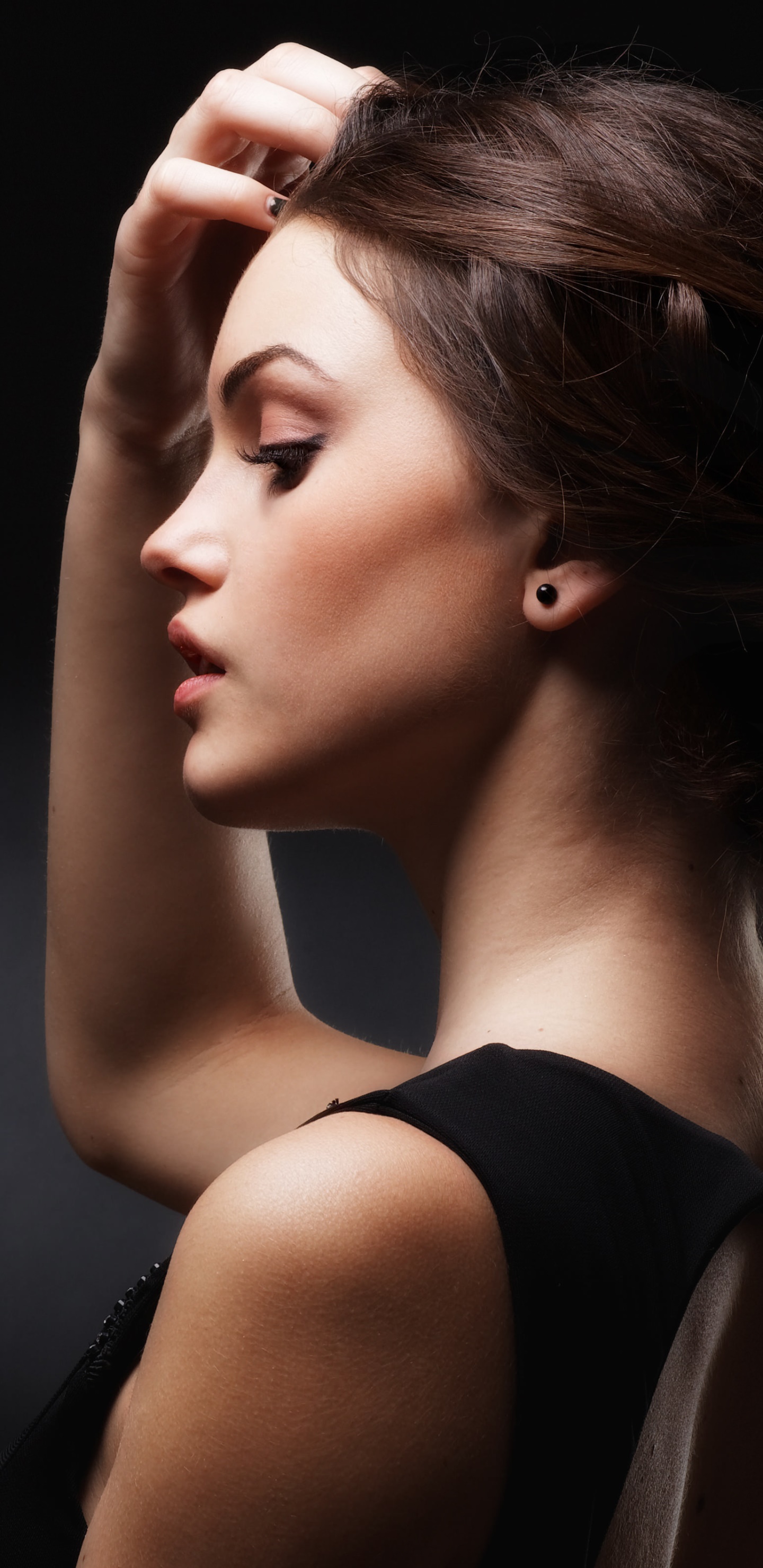 Women Model, Brunette, Mood, 1440x2960, Phone HD Wallpaper