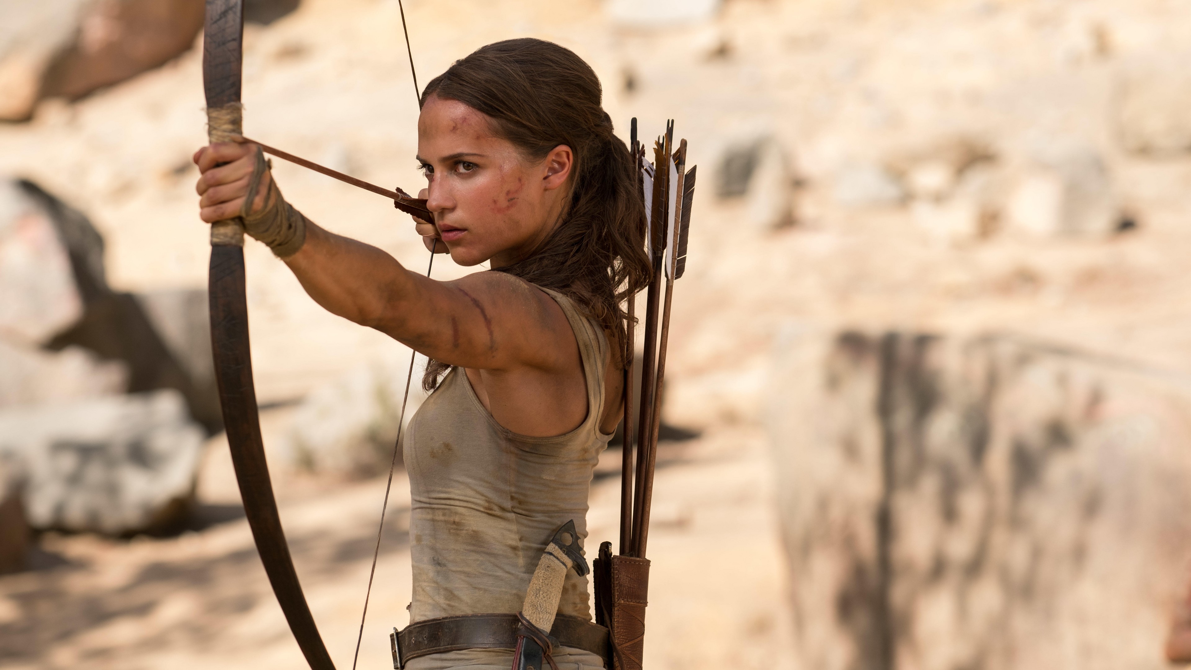 Lara Croft, Tomb Raider, Alicia Vikander, 4K, HD Wallpaper