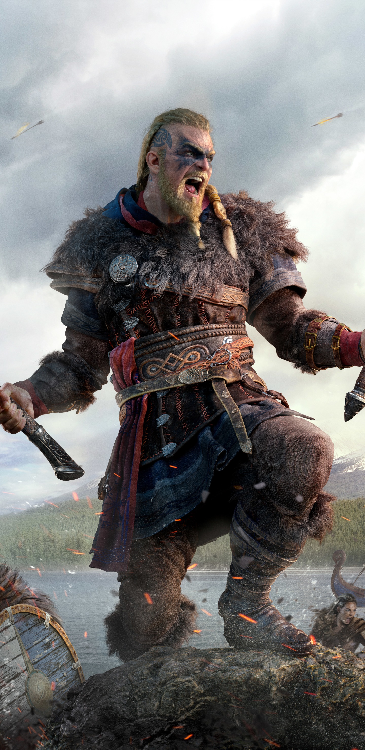 Video Game Assassins Creed Valhalla, 1440x2960, Phone HD Wallpaper
