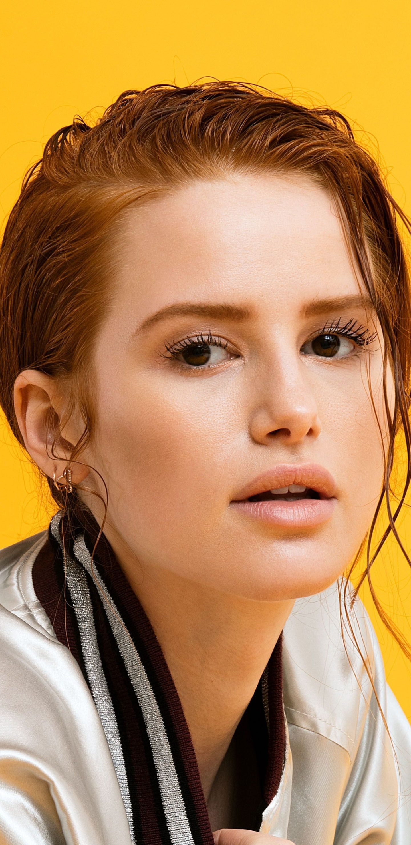Celebrity Madelaine Petsch, Redhead, American, Actress, Brown Eyes, 1440x2960, Phone HD Wallpaper