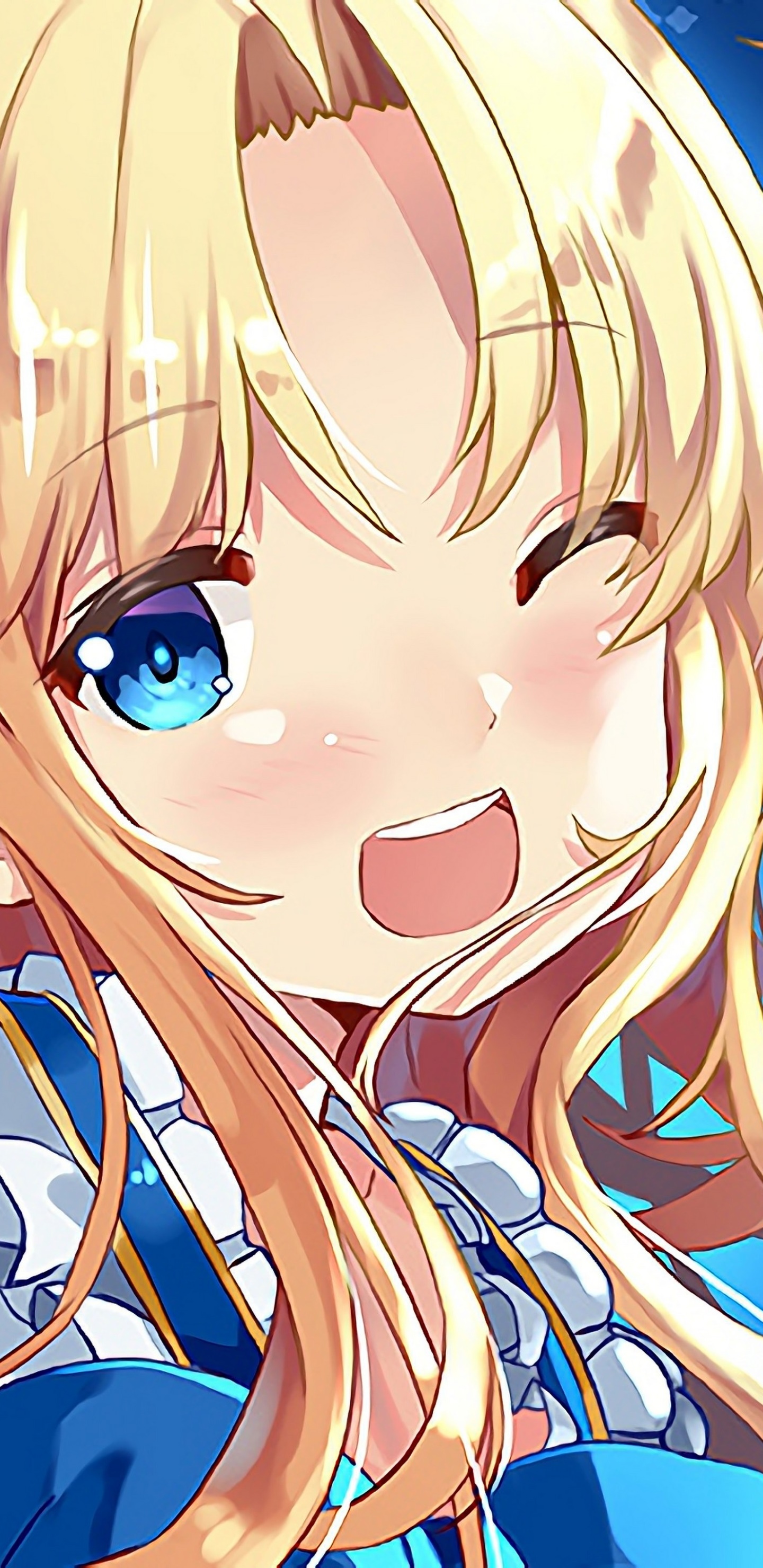 Anime The Rising of the Shield Hero, Blue Eyes, Blonde, Filo (The Rising Of The Shield Hero), 1440x2960, Phone HD Wallpaper
