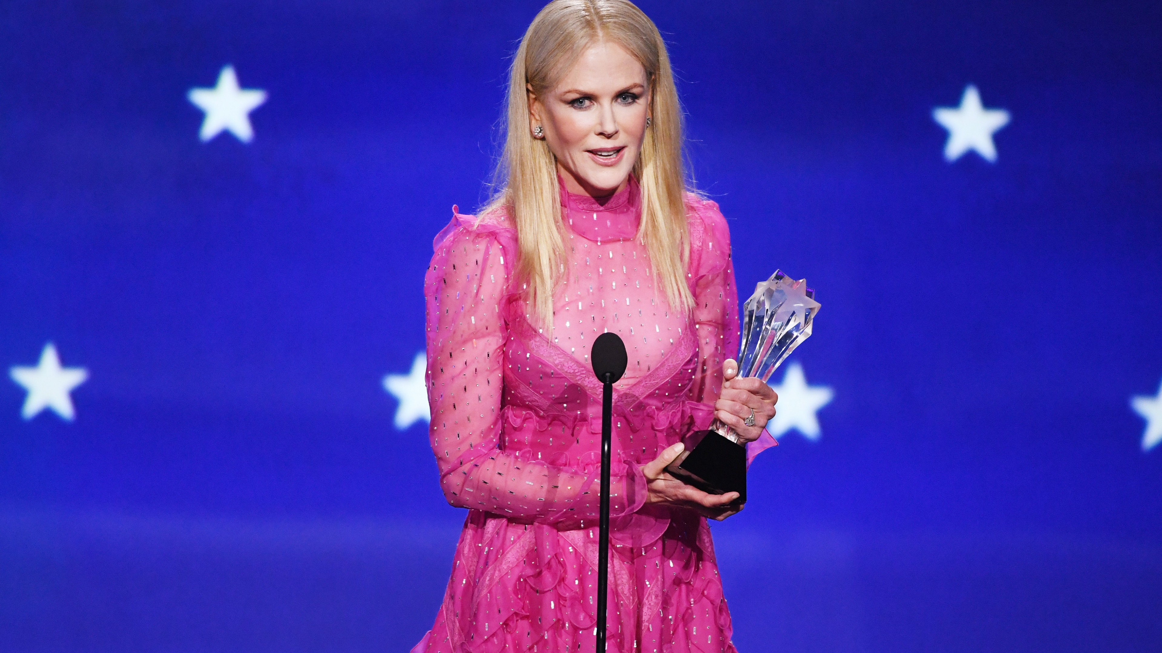 Nicole Kidman, dress, Critics Choice Awards 2018, blonde, 4k, HD Wallpaper
