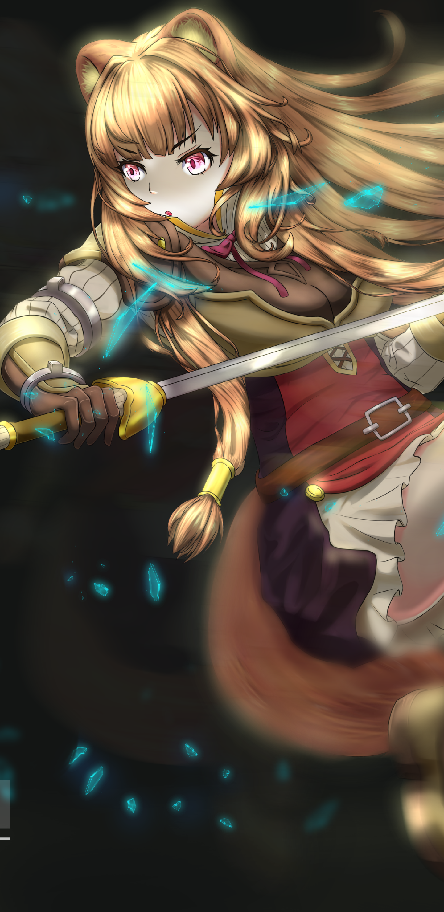 Anime The Rising of the Shield Hero, Raphtalia (The Rising Of The Shield Hero), 1440x2960, Phone HD Wallpaper