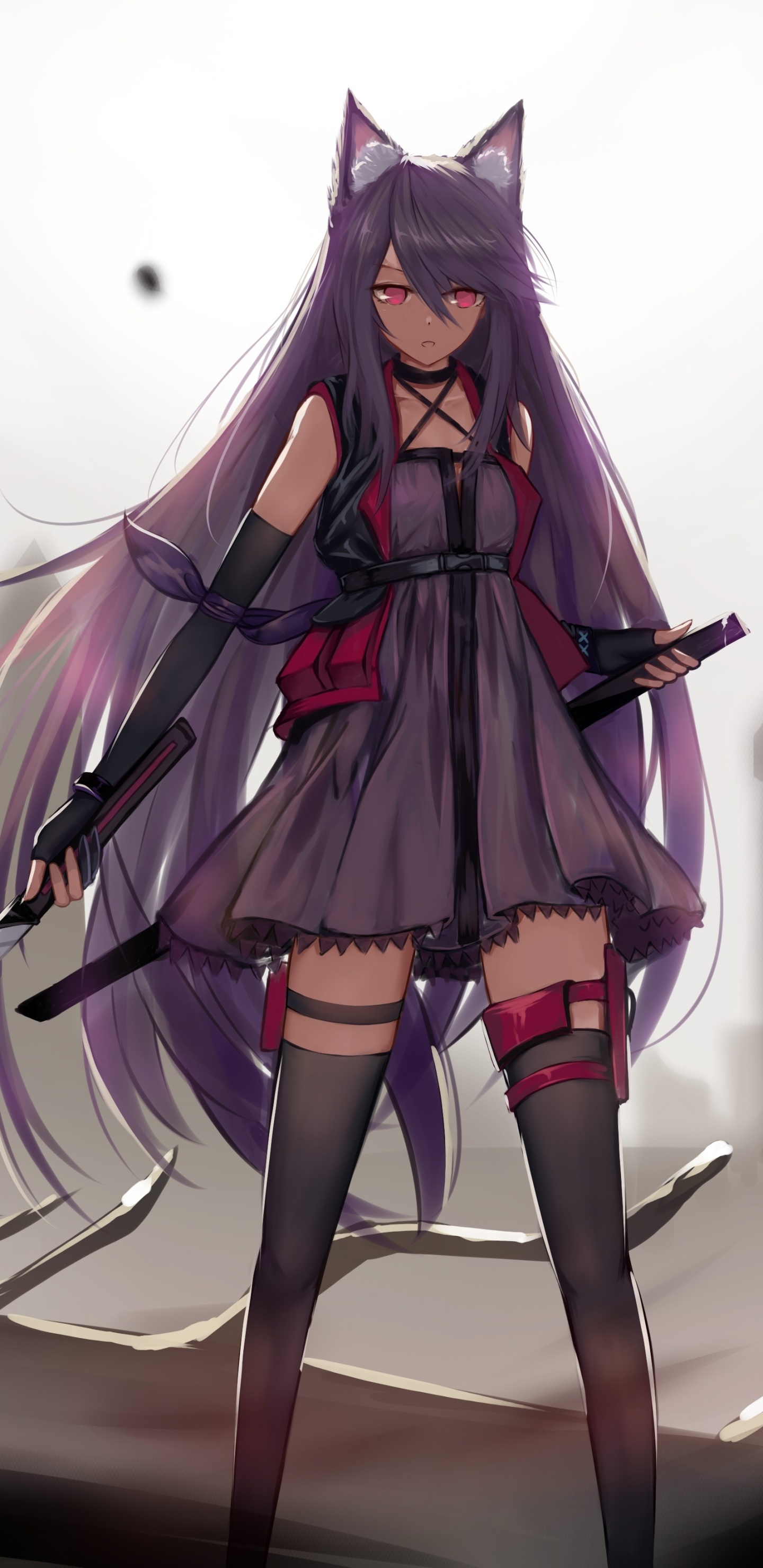 Video Game Arknights, Cat Girl, 1440x2960, Phone HD Wallpaper