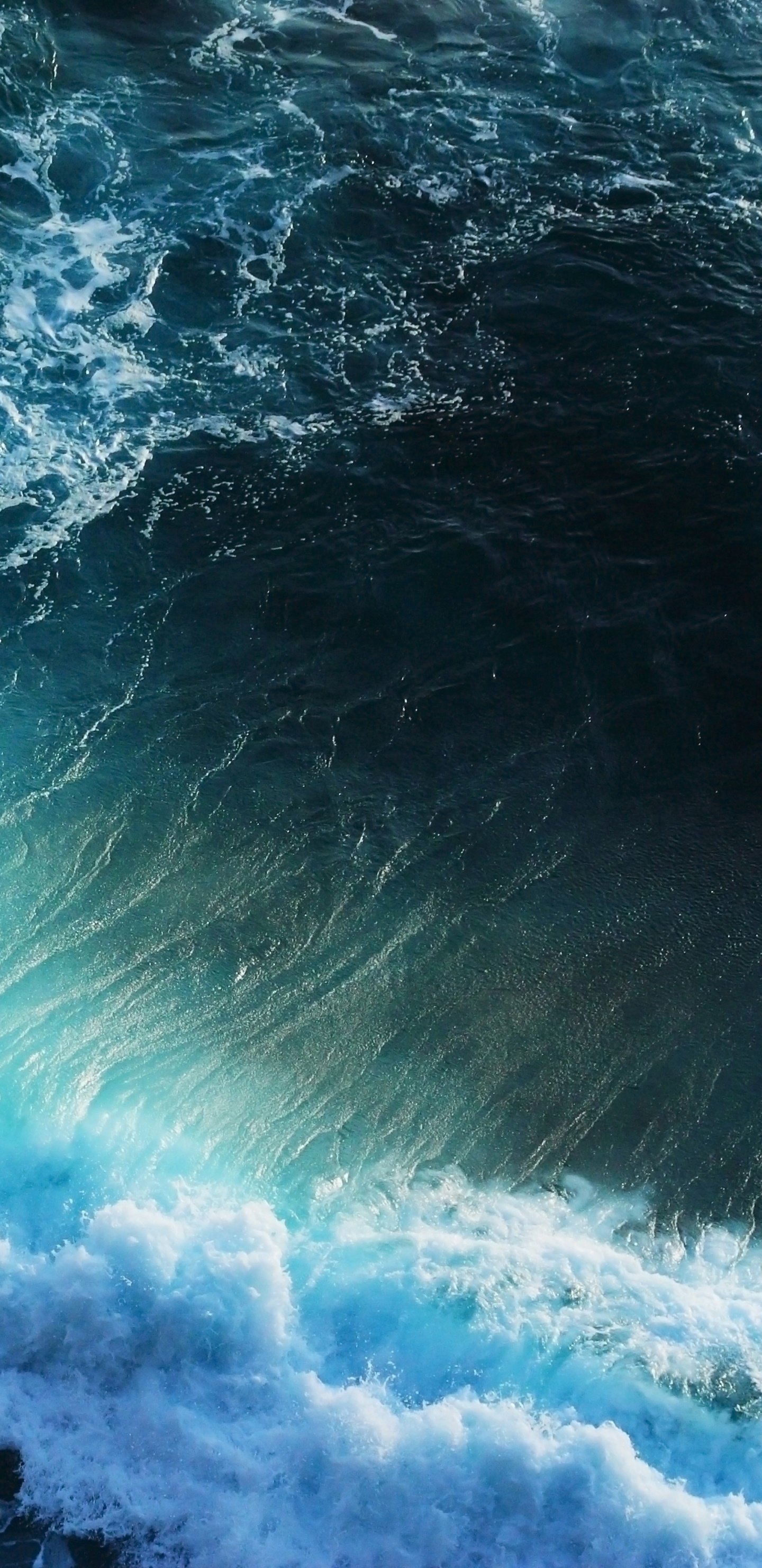 Earth Ocean, Wave, 1440x2960, Phone HD Wallpaper
