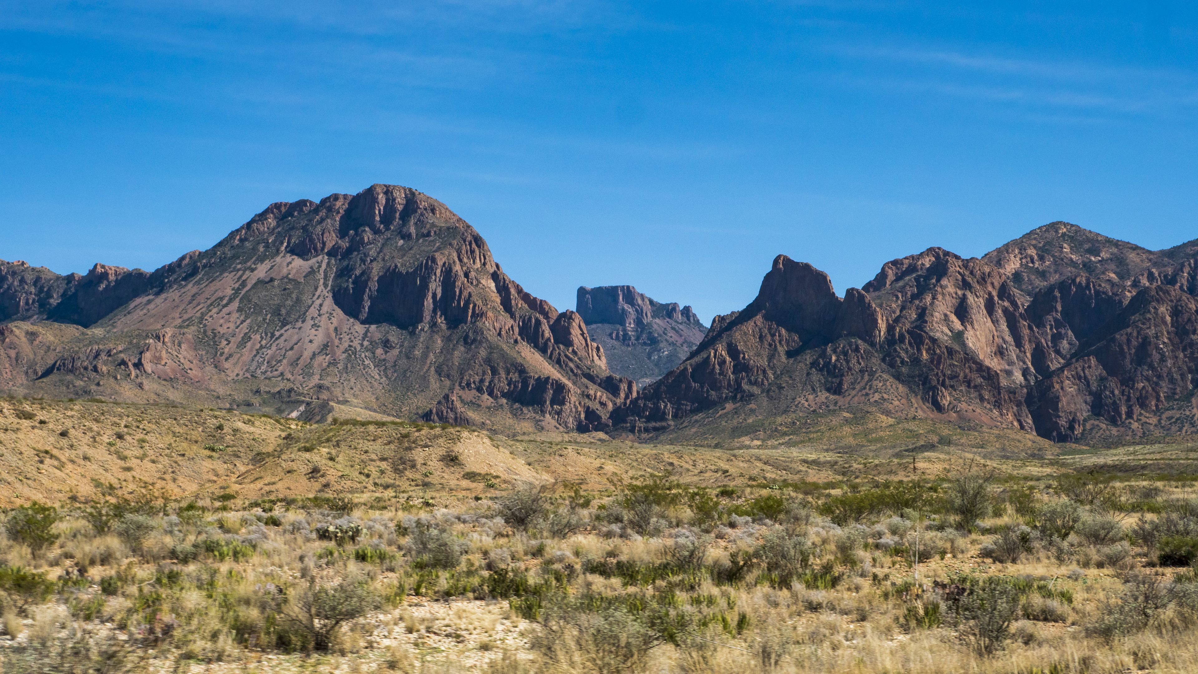 mountains, prairies, desert, dryness, 4k, HD Wallpaper