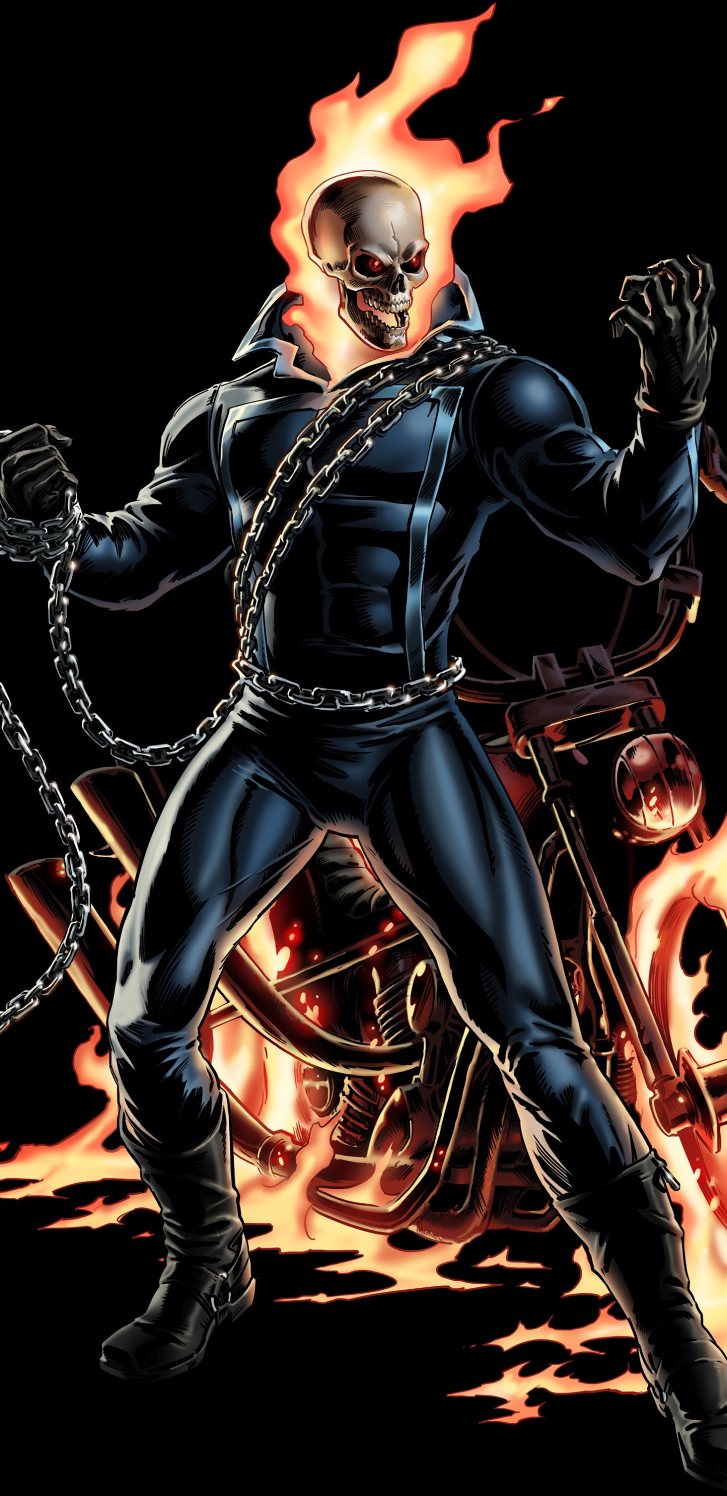 Comics Ghost Rider, 1440x2960, Phone HD Wallpaper