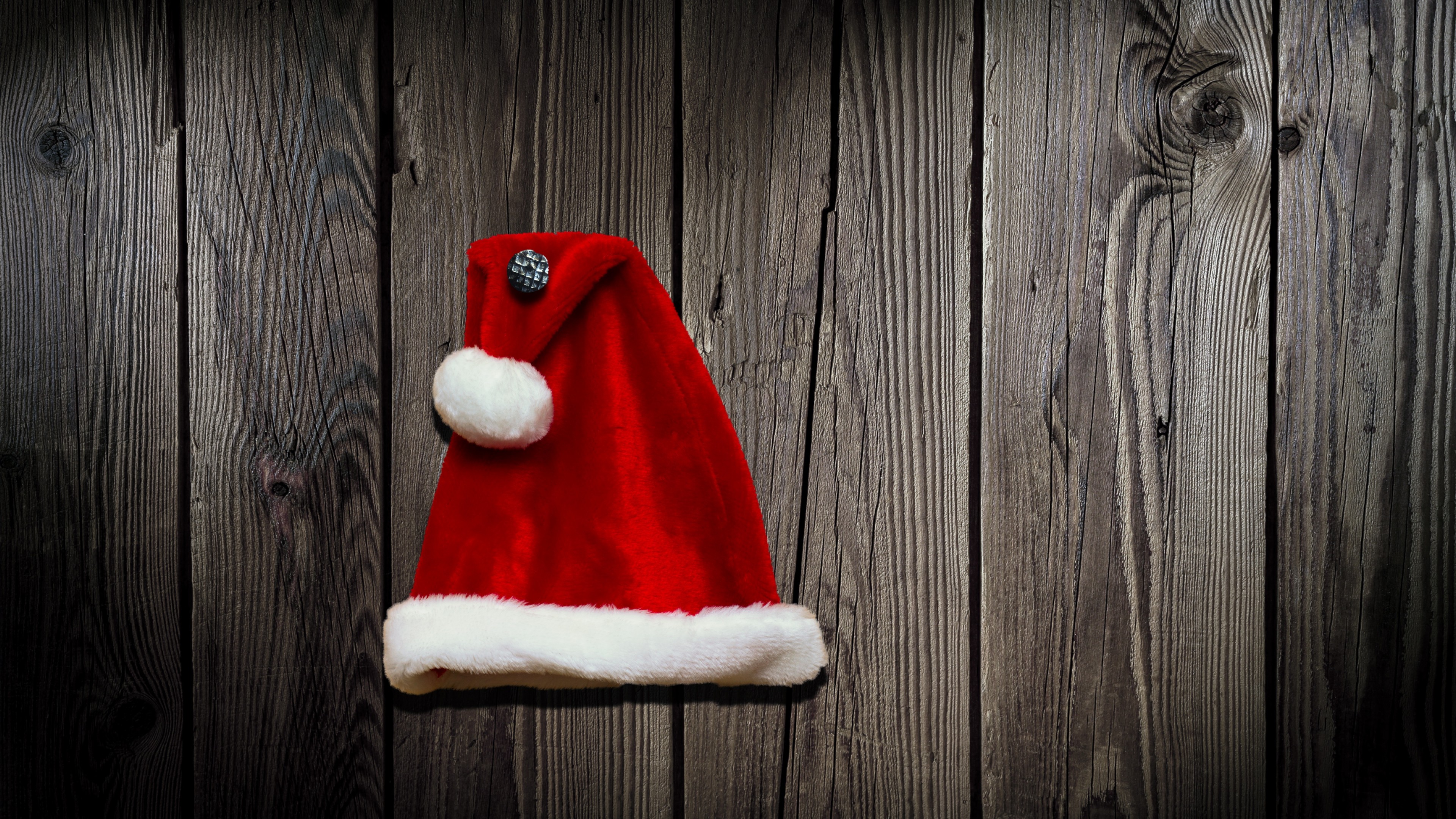Christmas, New Year, cap, 4k, HD Wallpaper