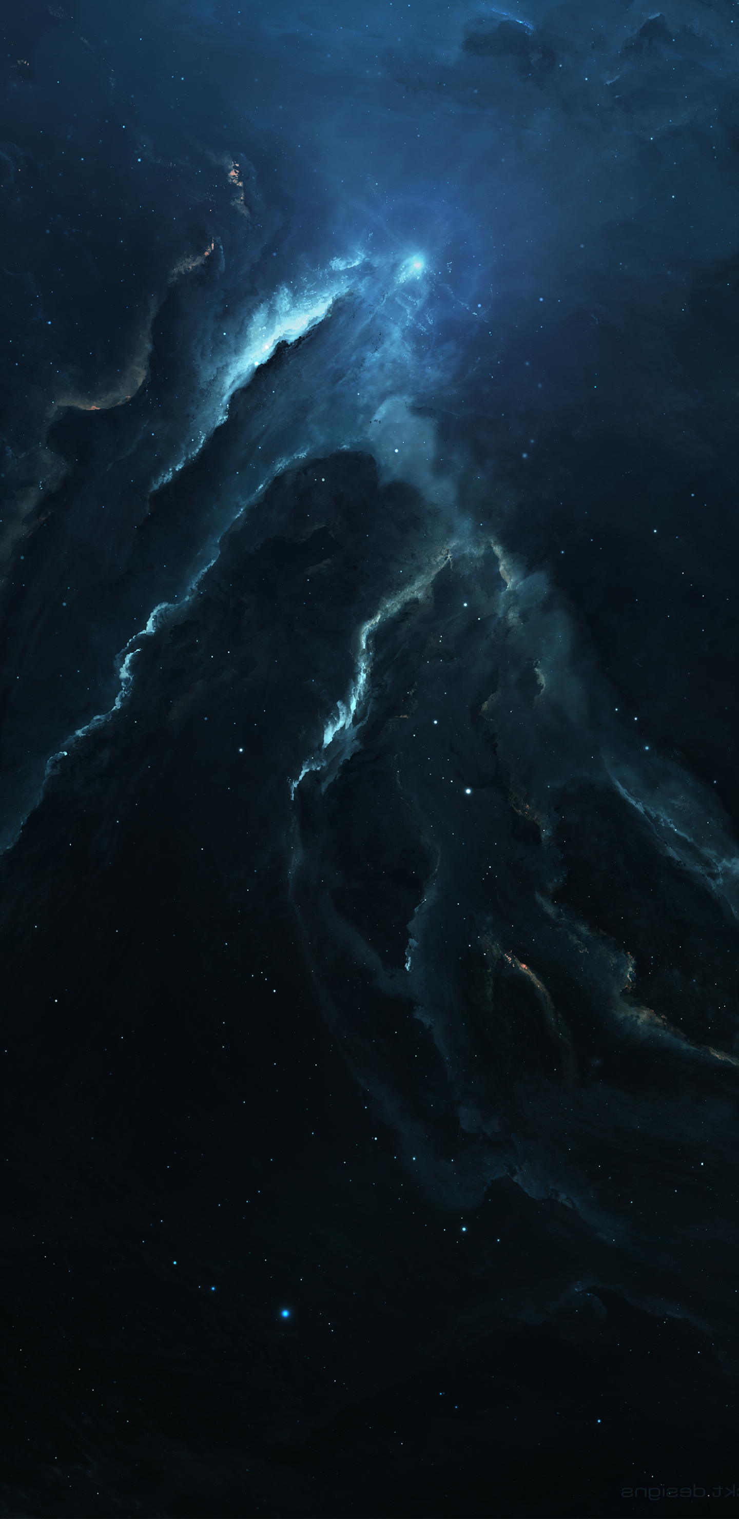 Sci Fi Nebula, Stars, Space, 1440x2960, Phone HD Wallpaper