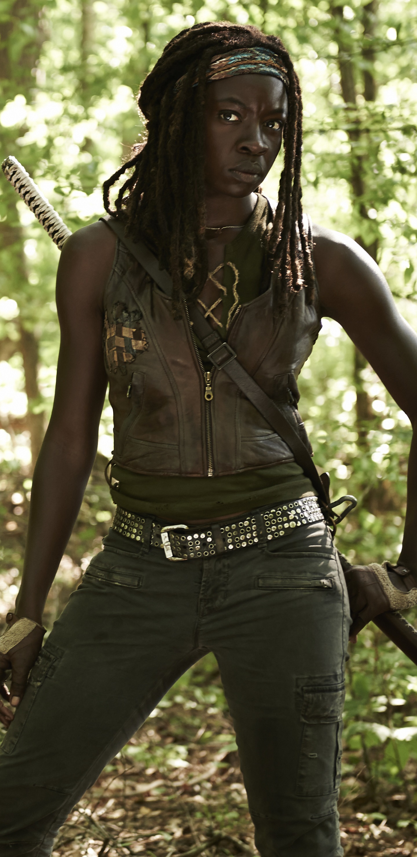 TV Show The Walking Dead, Danai Gurira, Michonne (The Walking Dead), 1440x2960, Phone HD Wallpaper