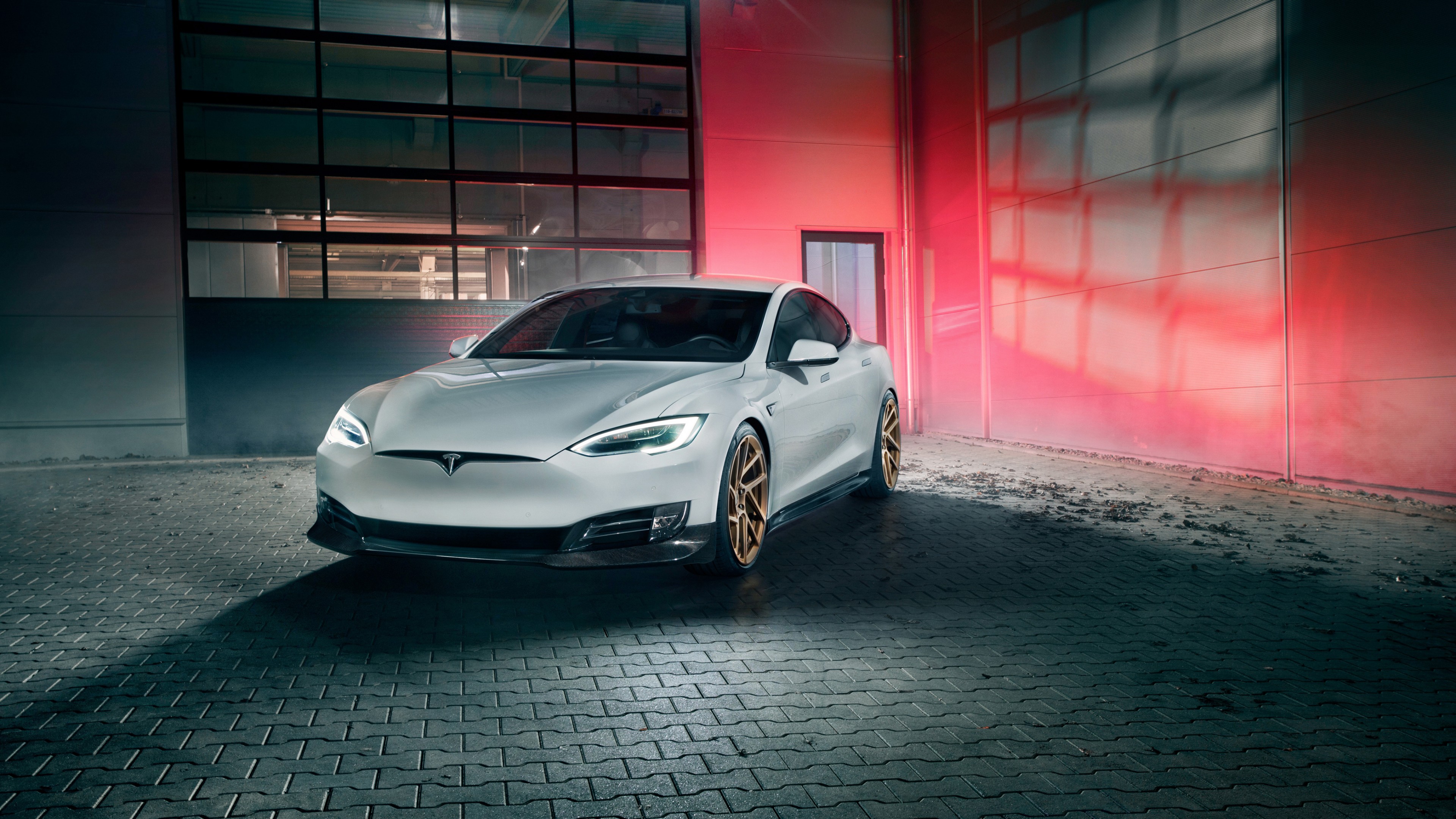 Tesla Model S, electric car, 4k, HD Wallpaper