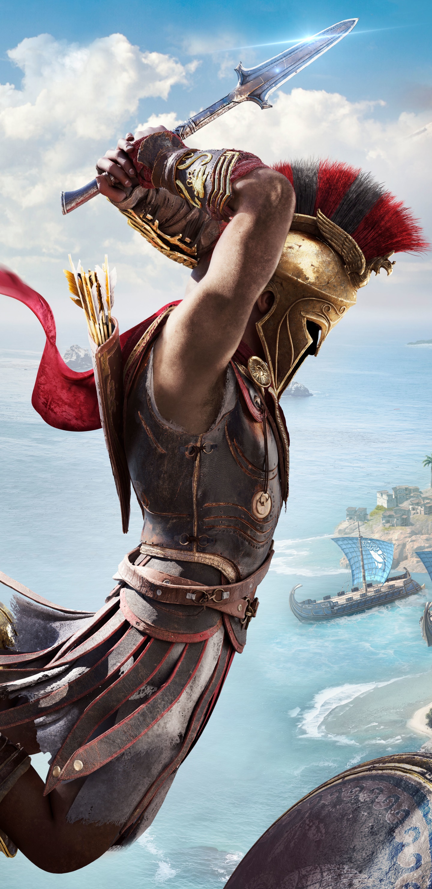 Video Game Assassins Creed Odyssey, 1440x2960, Phone HD Wallpaper