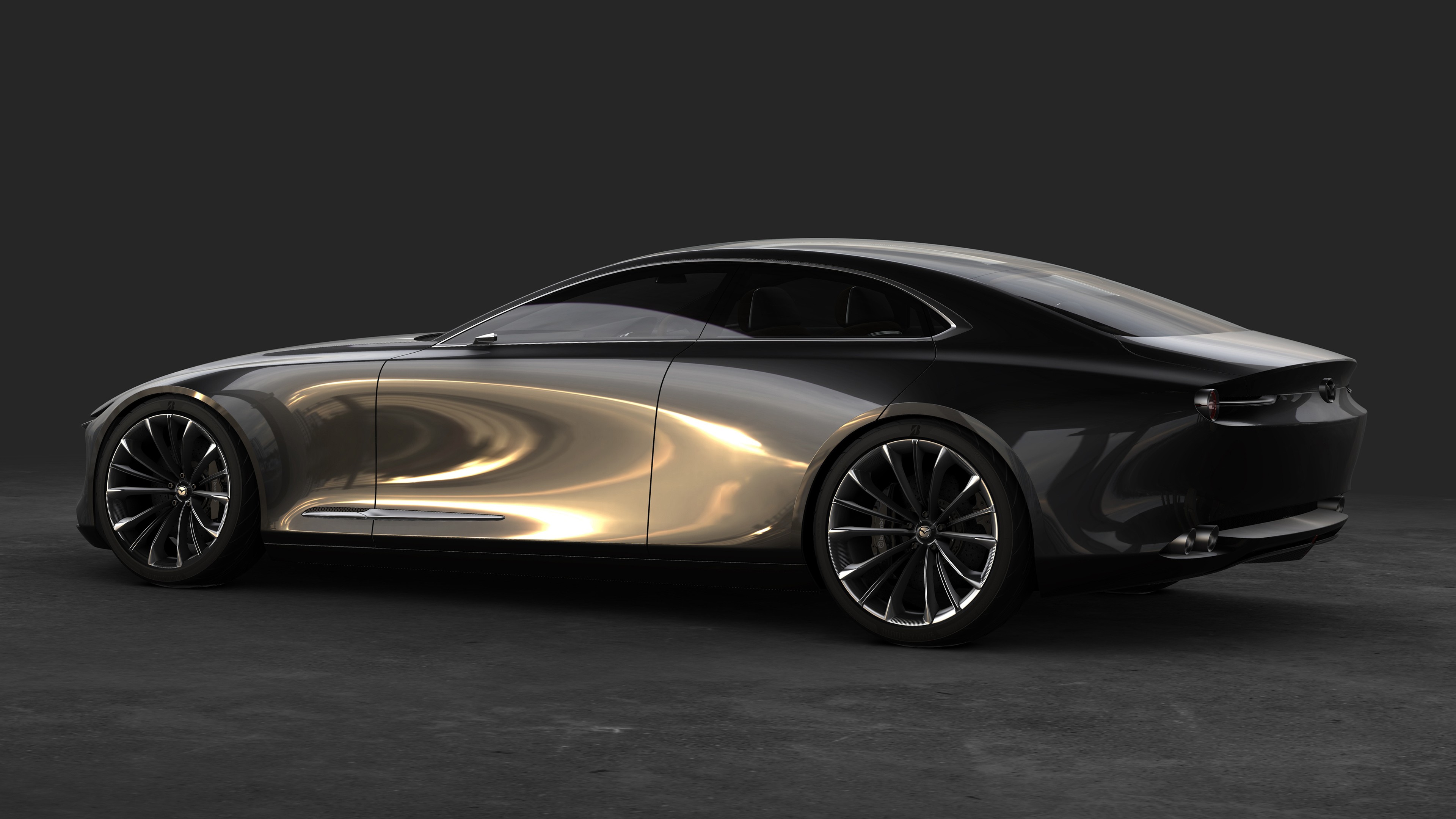 Mazda Vision Coupe, 4k, HD Wallpaper