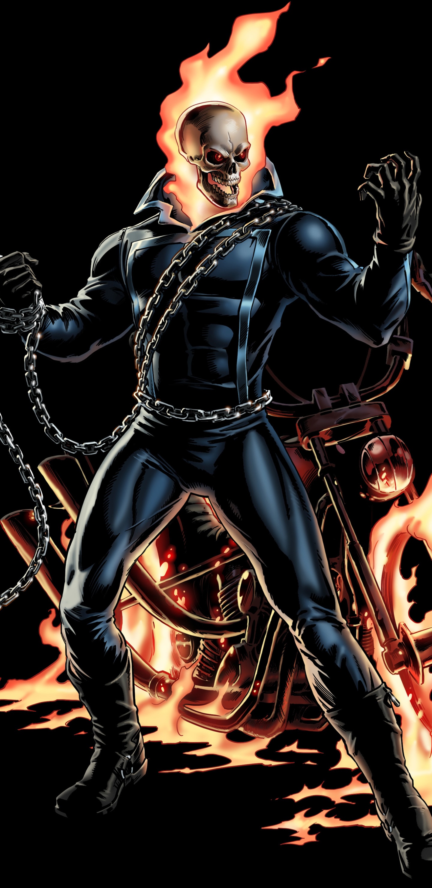 Comics Ghost Rider, 1440x2960, Phone HD Wallpaper