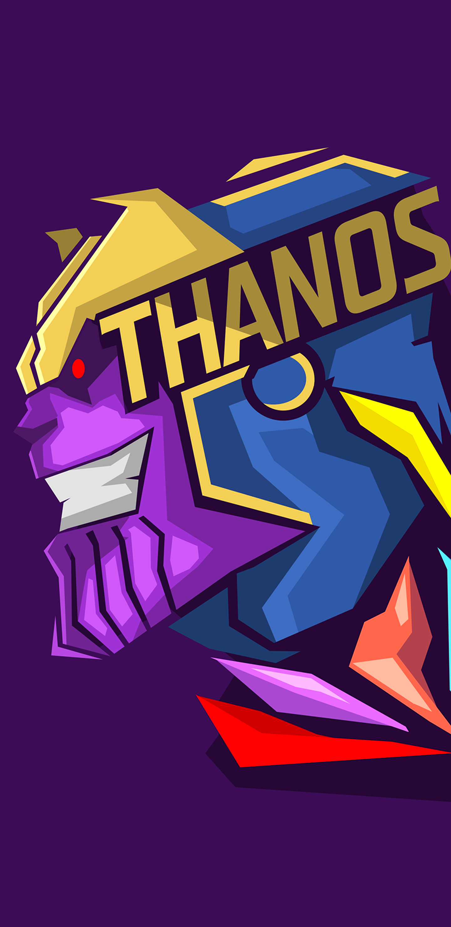 Comics Thanos, 1440x2960, Phone HD Wallpaper