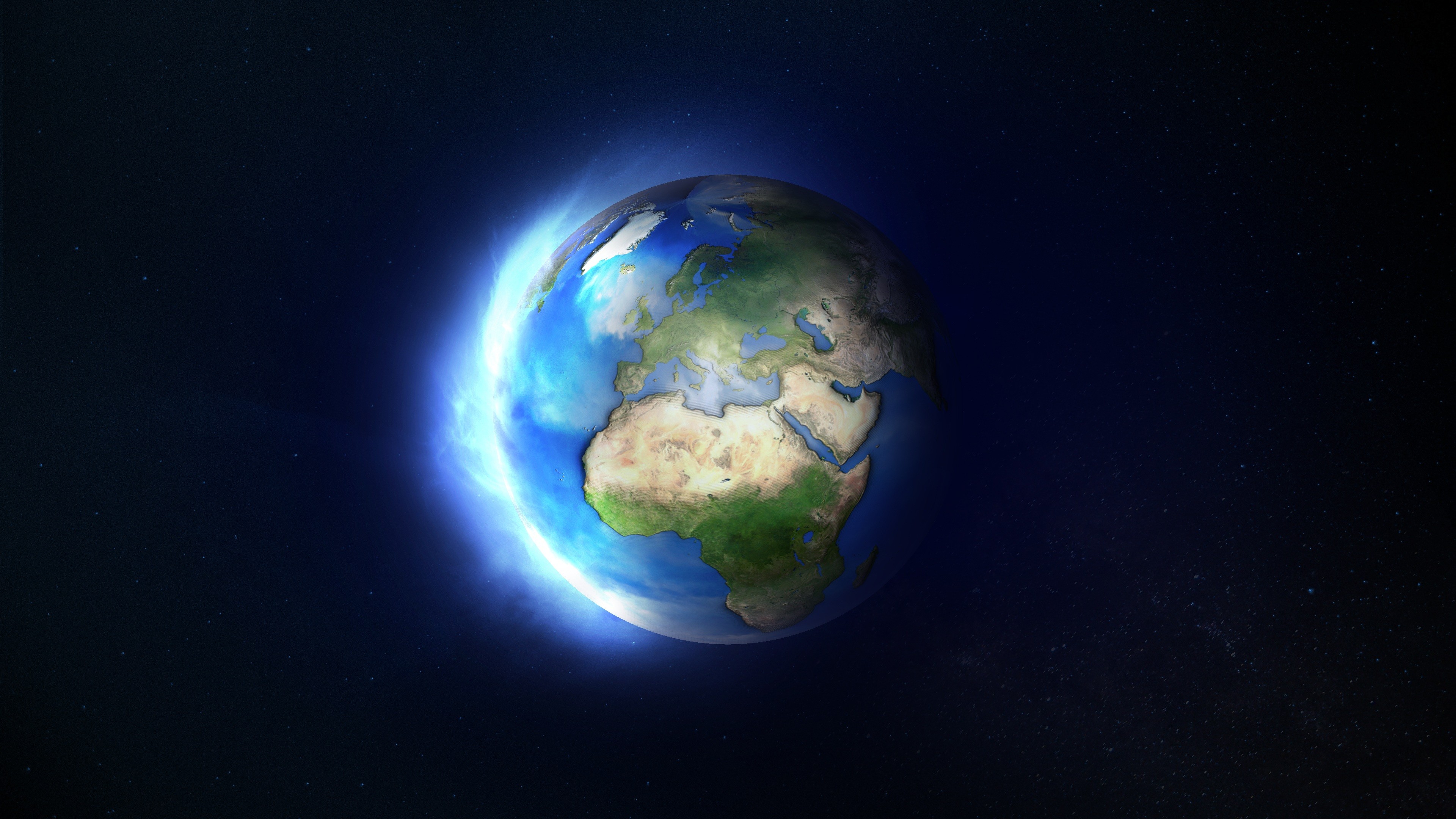 Earth, planet, 4k, HD Wallpaper