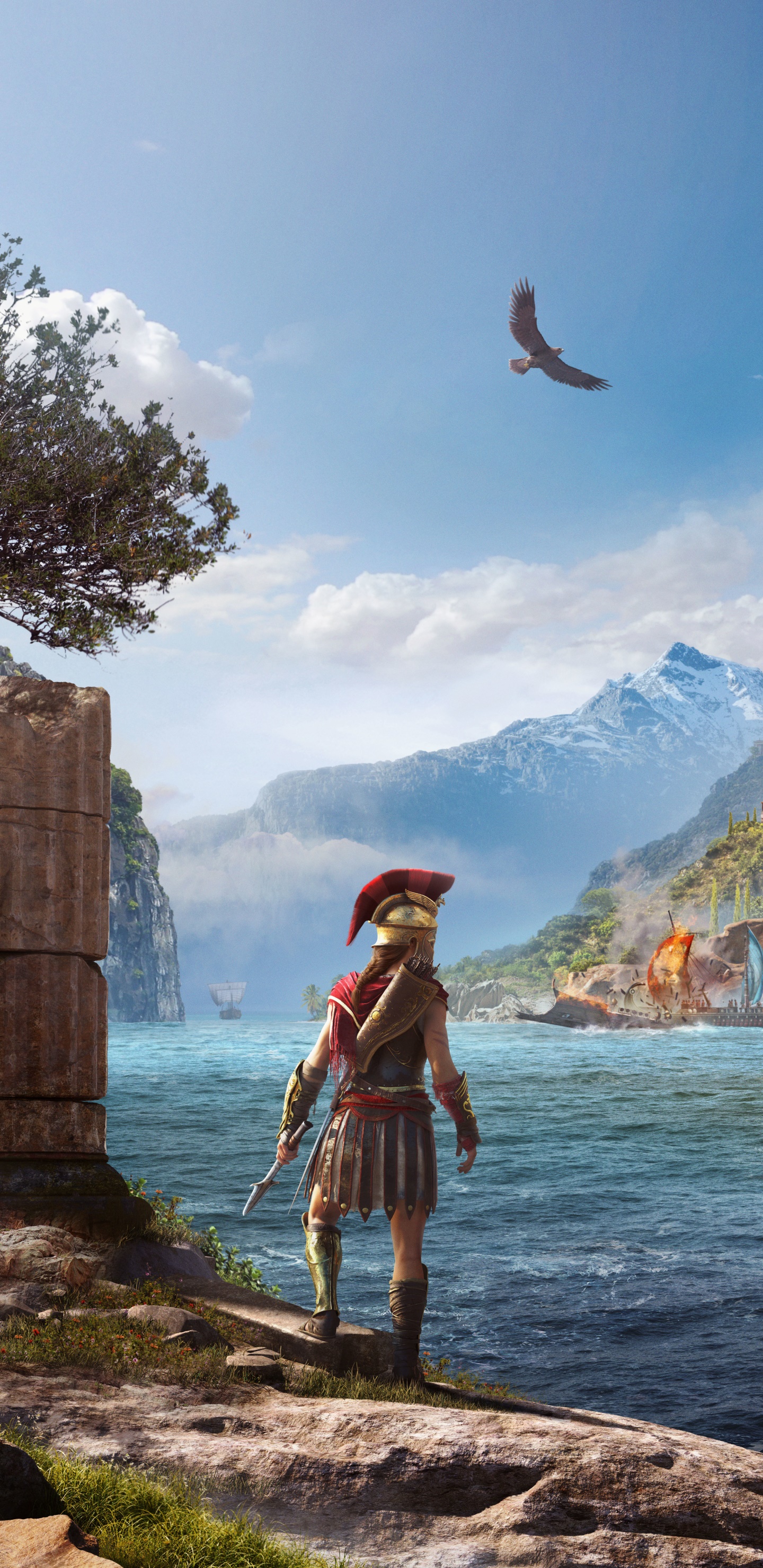Video Game Assassins Creed Odyssey, 1440x2960, Phone HD Wallpaper
